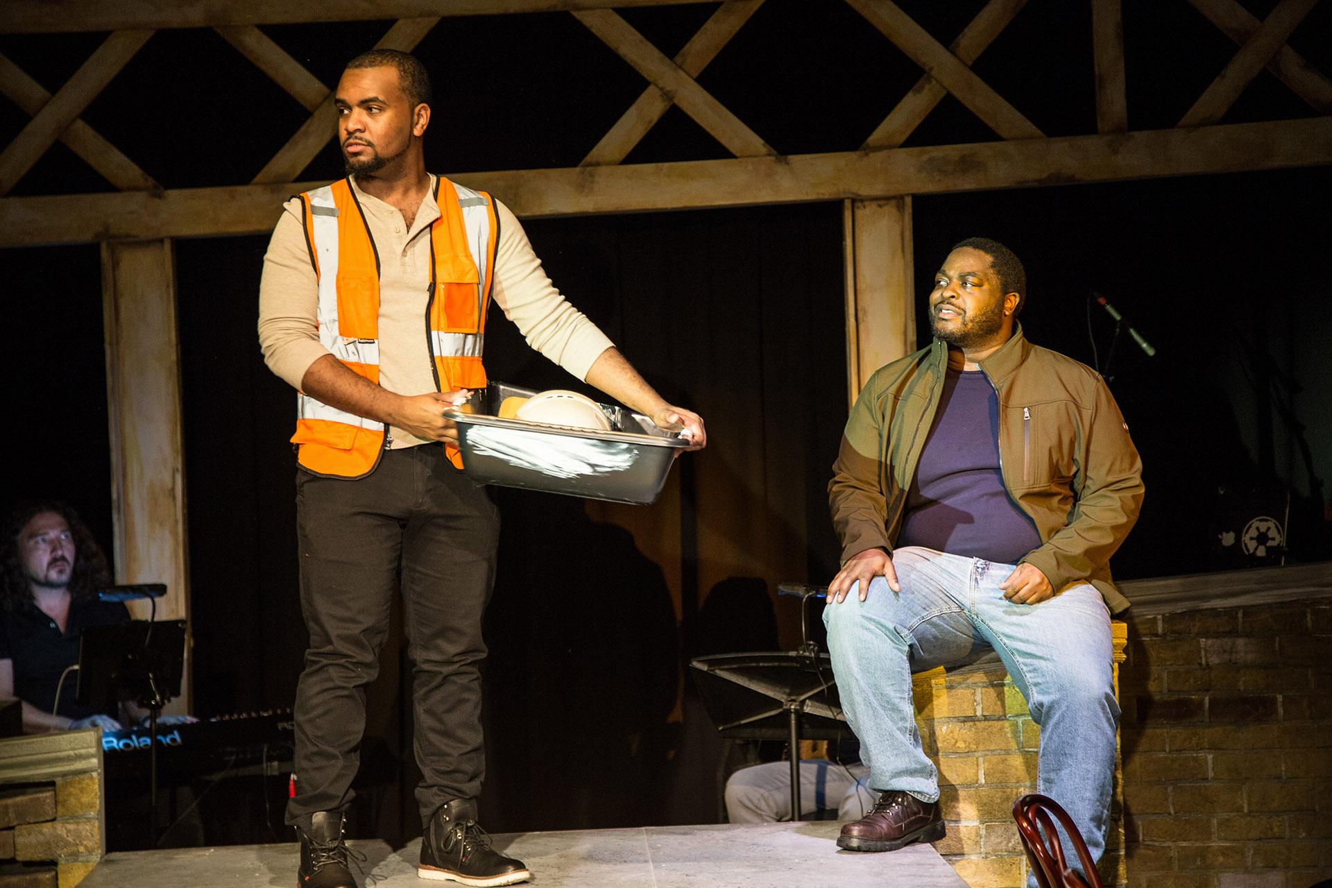 Stephen Blu Allen (left) and Jared David Michael Grant in “Working.” (Photo by Austin Oie Photography)