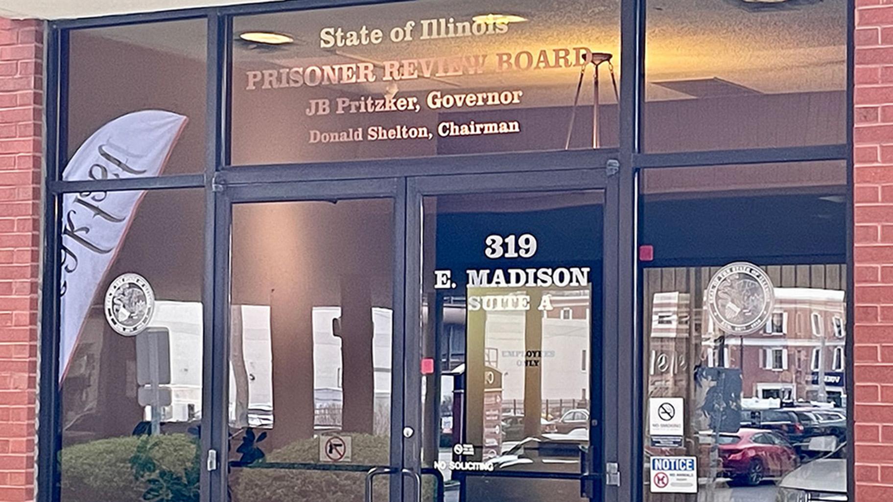 The Prisoner Review Board office in Springfield in 2024. (Andrew Campbell / Capitol News Illinois) The Prisoner Review Board office in Springfield in 2024. (Andrew Campbell / Capitol News Illinois)