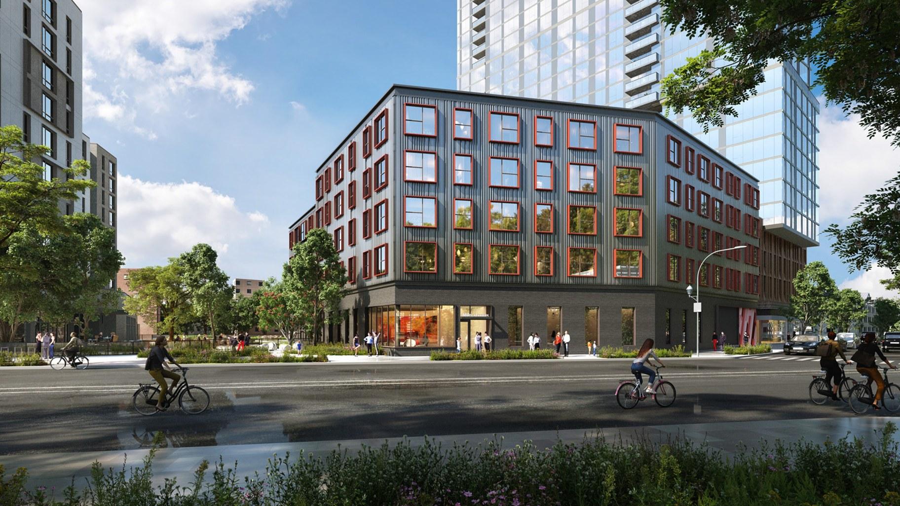 Exterior rendering of The Seng. (Courtesy of Structured Development) 
