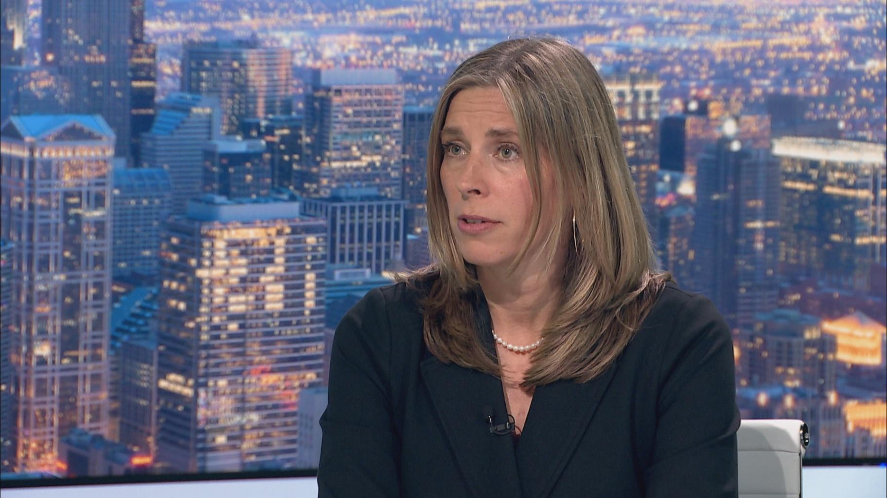 Andrea Kersten, chief administrator of Chicago’s Civilian Office of Police Accountability, appears on “Chicago Tonight” on June 28, 2023. (WTTW News) Andrea Kersten, chief administrator of Chicago’s Civilian Office of Police Accountability, appears on “Chicago Tonight” on June 28, 2023. (WTTW News)