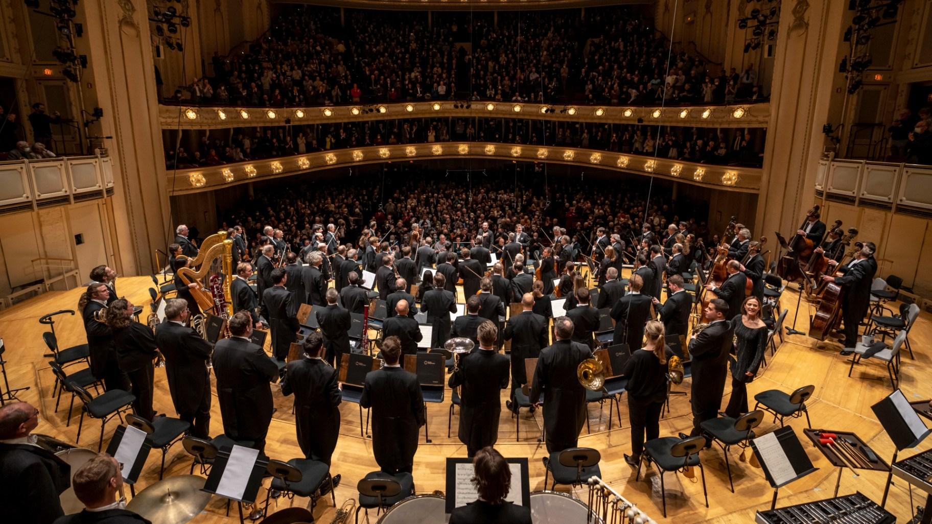 The Berlin Philharmoniker at Chicago’s Orchestra Hall performed Mahler’s “Symphony No. 7” on Nov. 16, 2022. (Credit: Todd Rosenberg Photography)
