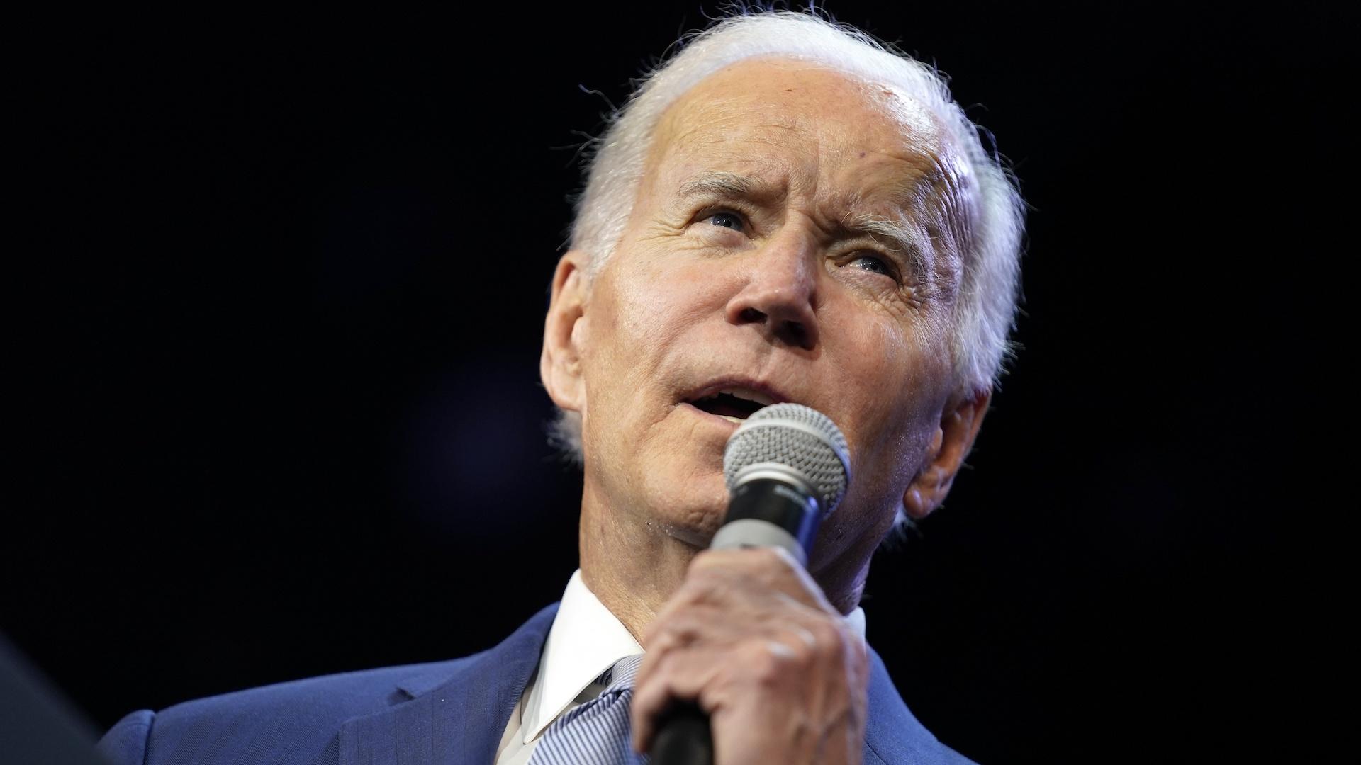 President Joe Biden speaks during a Democratic National Committee event at the Howard Theatre, Tuesday, Oct. 18, 2022, in Washington. (AP Photo/Evan Vucci)