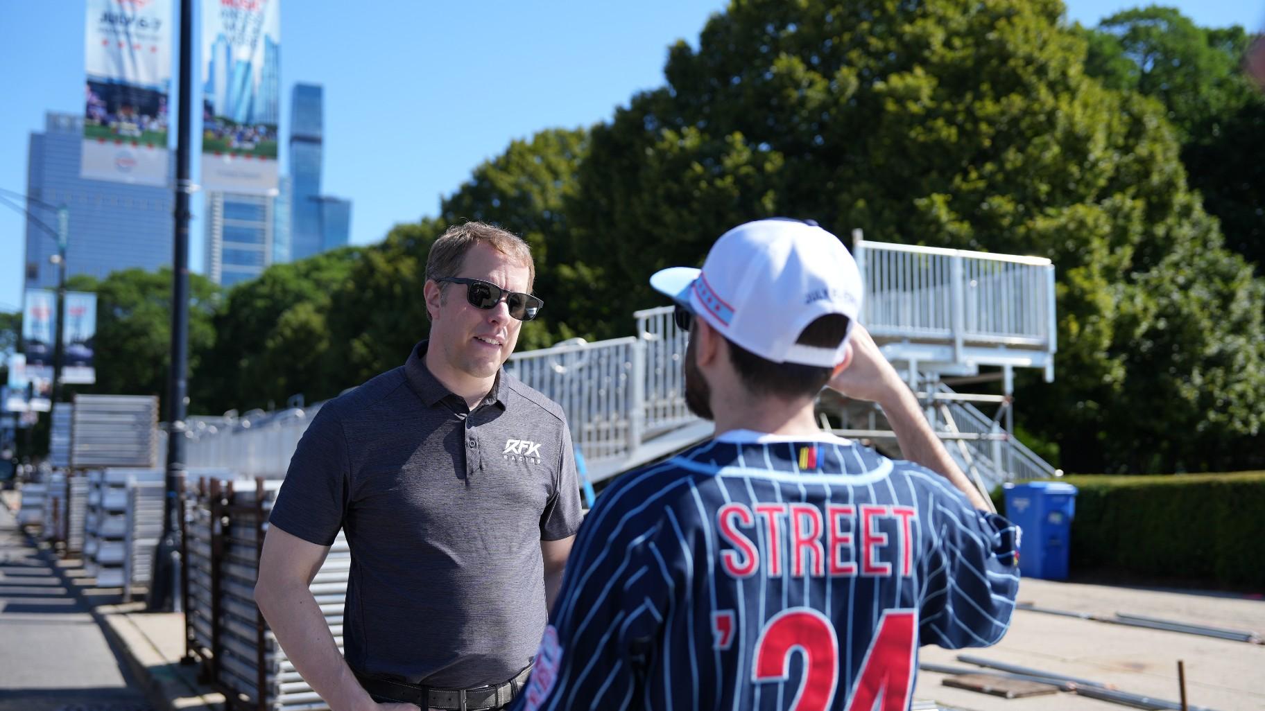 Brad Keselowski previews the Chicago NASCAR track on June 27, 2024. (Credit: NASCAR) 