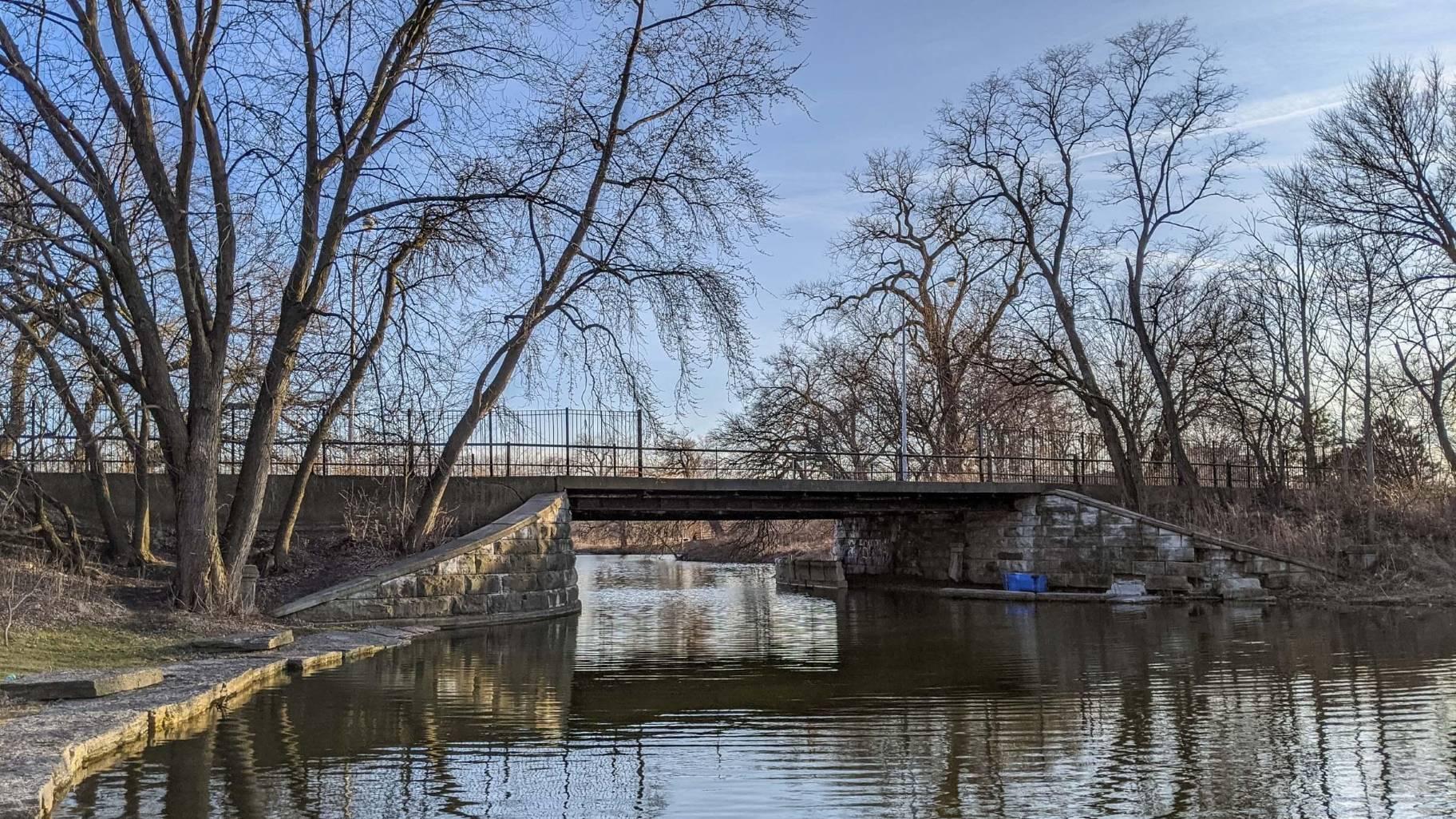 Clarence Darrow Memorial Bridge/Columbia Bridge in Jackson Park, a Chicago 7 Most Endangered in 2025. (Eric Allix Rogers) Clarence Darrow Memorial Bridge/Columbia Bridge in Jackson Park, a Chicago 7 Most Endangered in 2025. (Eric Allix Rogers)