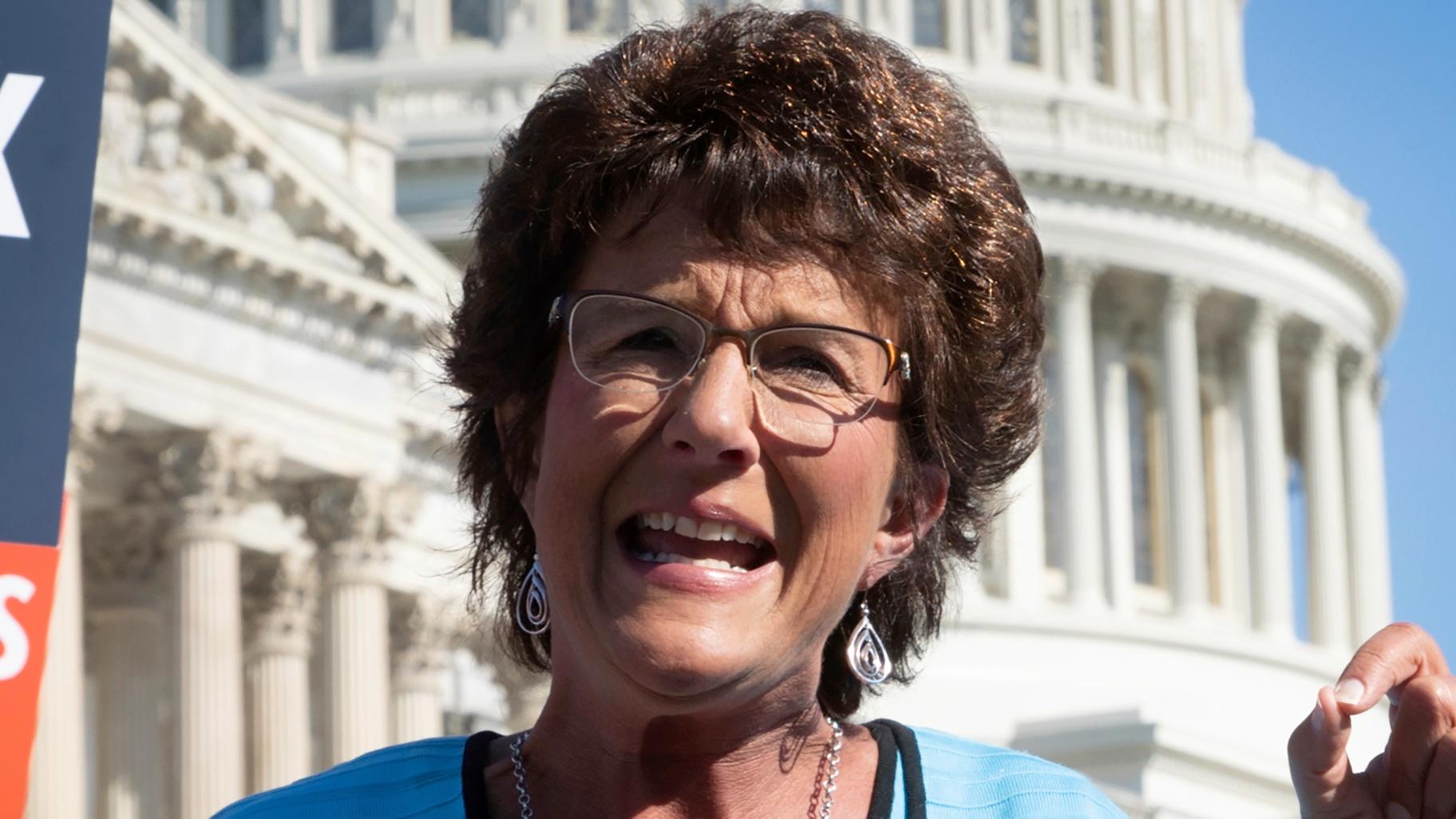 In this July 19, 2018, photo, Rep. Jackie Walorski, R-Ind., speaks on Capitol Hill in Washington. (AP Photo / J. Scott Applewhite, File)