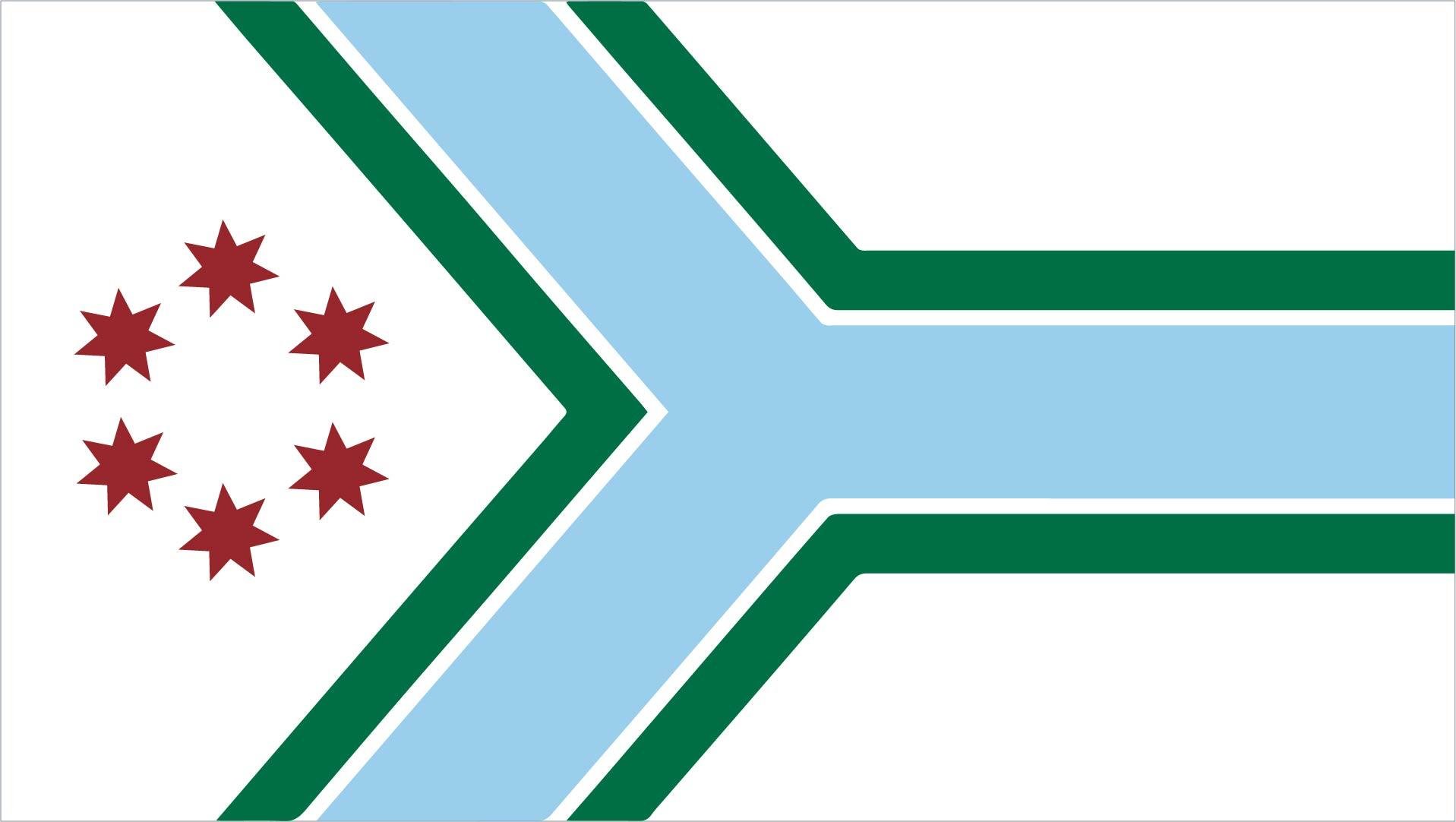 The winning flag design. (Cook County Government)