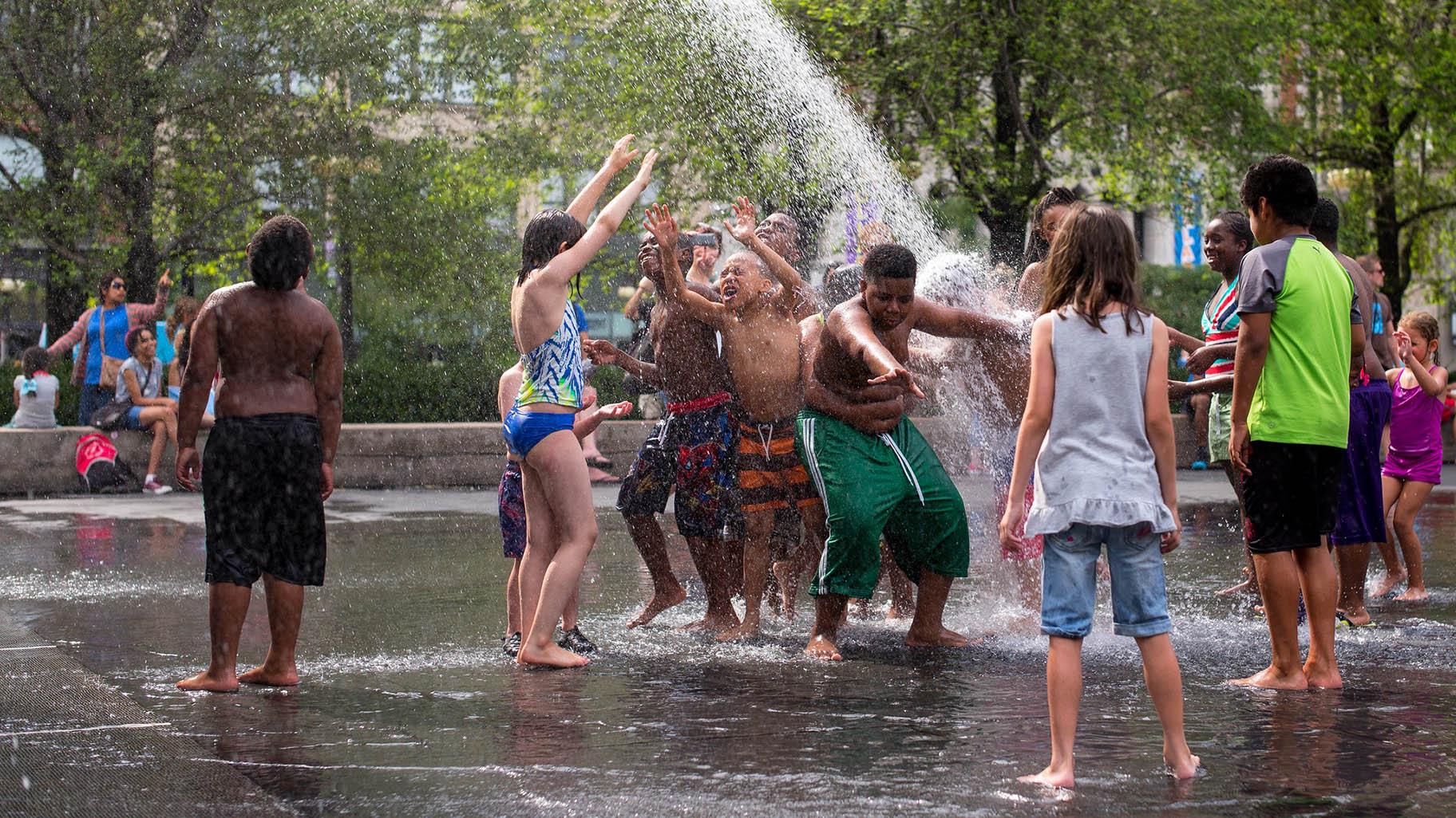 The Crown Fountain in Millennium Park is the type of amenity that earned Chicago’s parks top ParkScore marks. (R Boed / Flickr) 