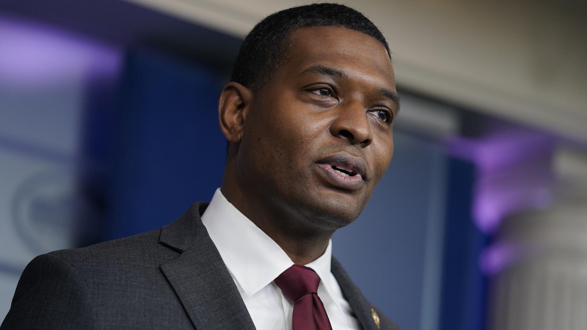 In this May 12, 2021, file photo, Environmental Protection Agency administrator Michael Regan speaks during a press briefing at the White House in Washington. (AP Photo/Evan Vucci, File)