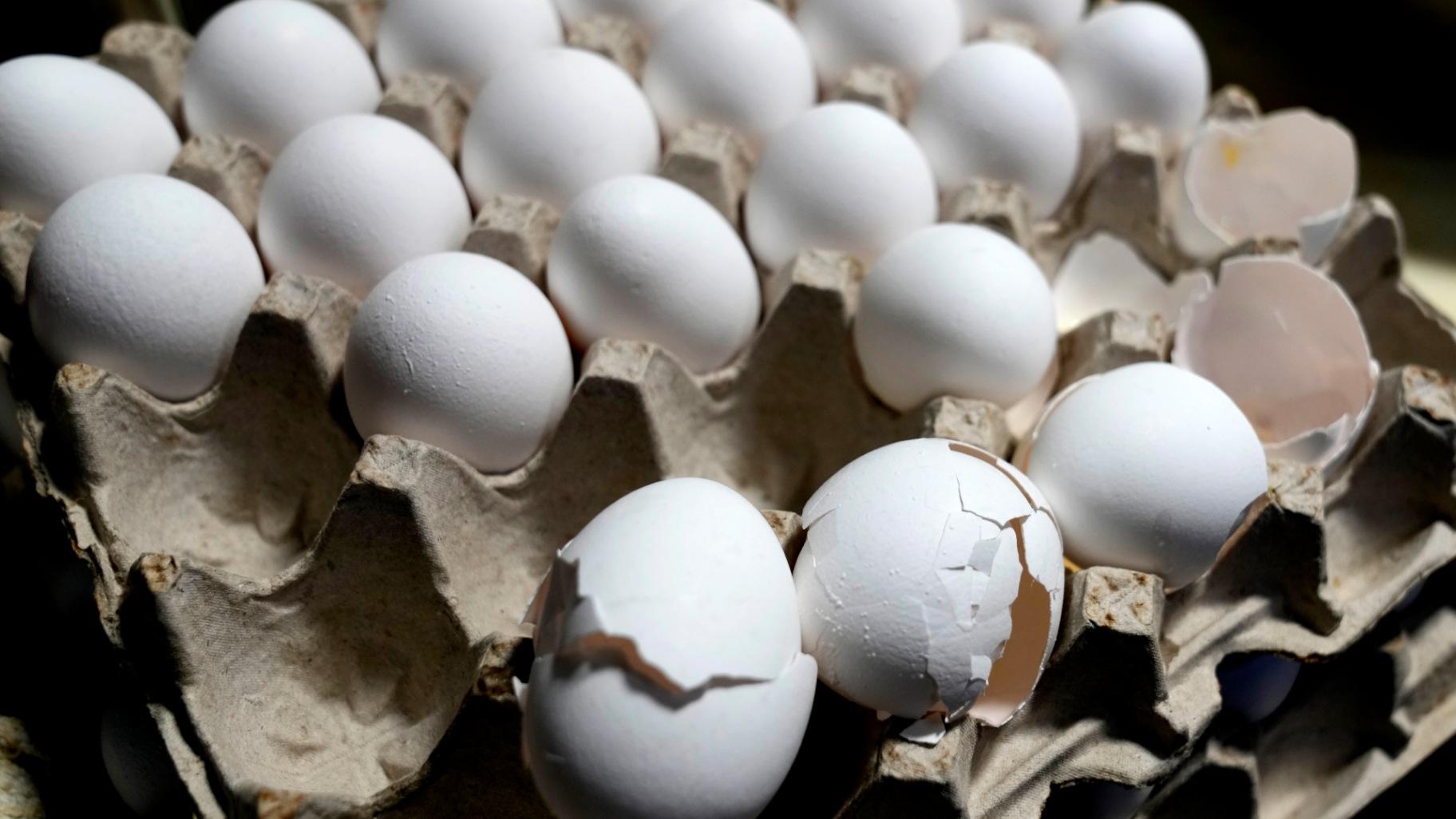 A carton of eggs sit on a counter in the kitchen inside of 5 Rabanitos restaurant in Chicago, Feb. 16, 2025. (AP Photo / Nam Y. Huh, File) A carton of eggs sit on a counter in the kitchen inside of 5 Rabanitos restaurant in Chicago, Feb. 16, 2025. (AP Photo / Nam Y. Huh, File)