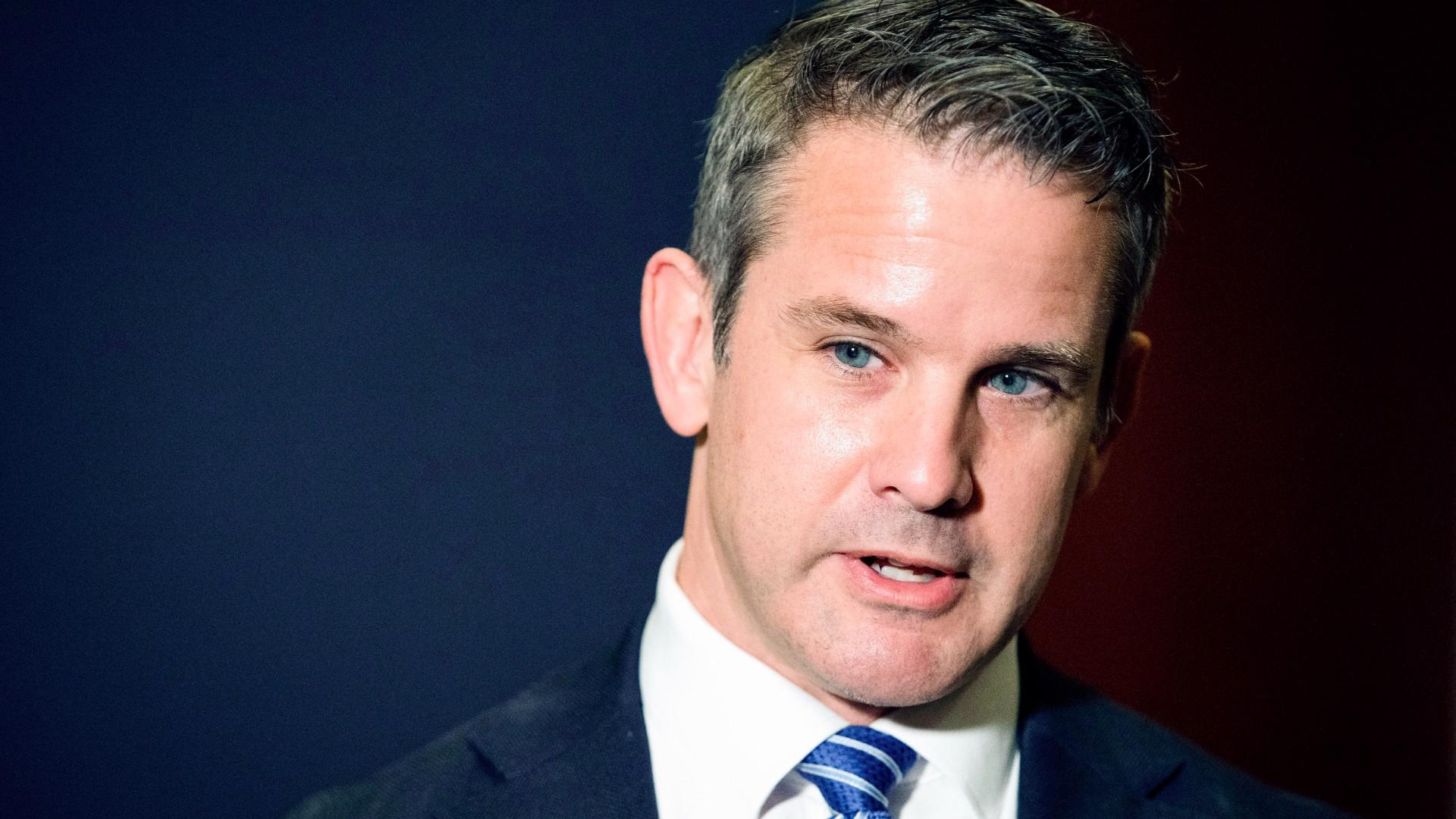 In this May 12, 2021 file photo, Rep. Adam Kinzinger, R-Ill., speaks to the media at the Capitol in Washington. (AP Photo / Amanda Andrade-Rhoades, File)