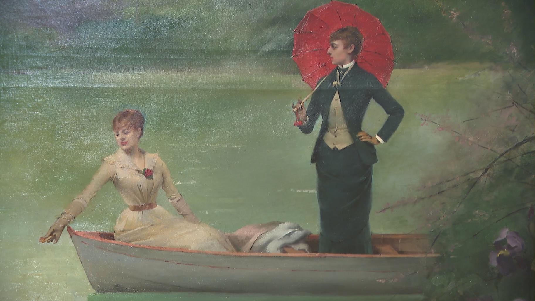 An art exhibition at Wrightwood 659 depicts same-sex desire. (WTTW News)