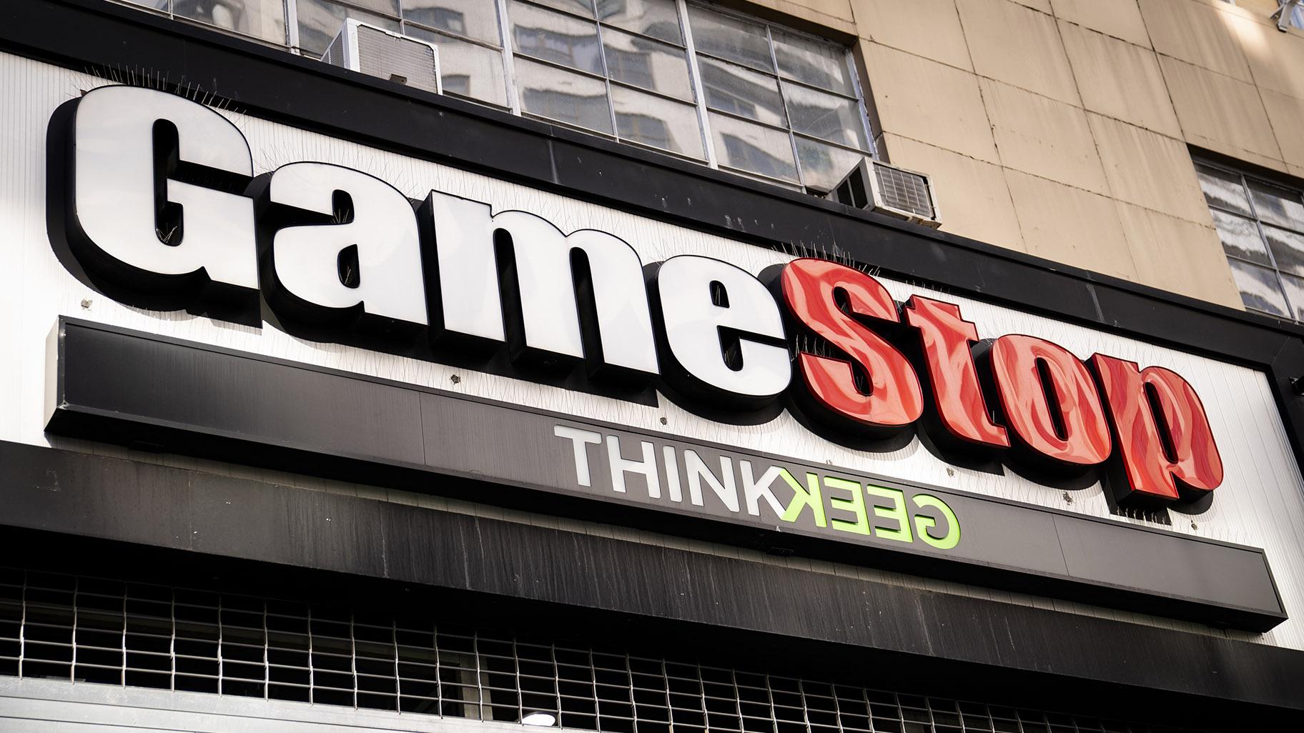 A GameStop store on 14th Street at Union Square, Thursday, Jan. 28, 2021, in the Manhattan borough of New York. (AP Photo / John Minchillo)