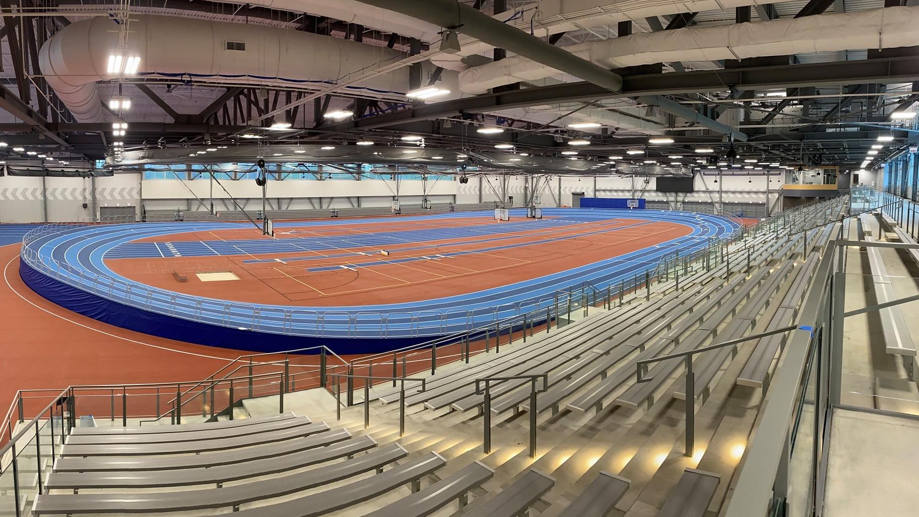 The newly named Dr. Conrad Worrill Track and Field Center at Gately Park. (Facebook)