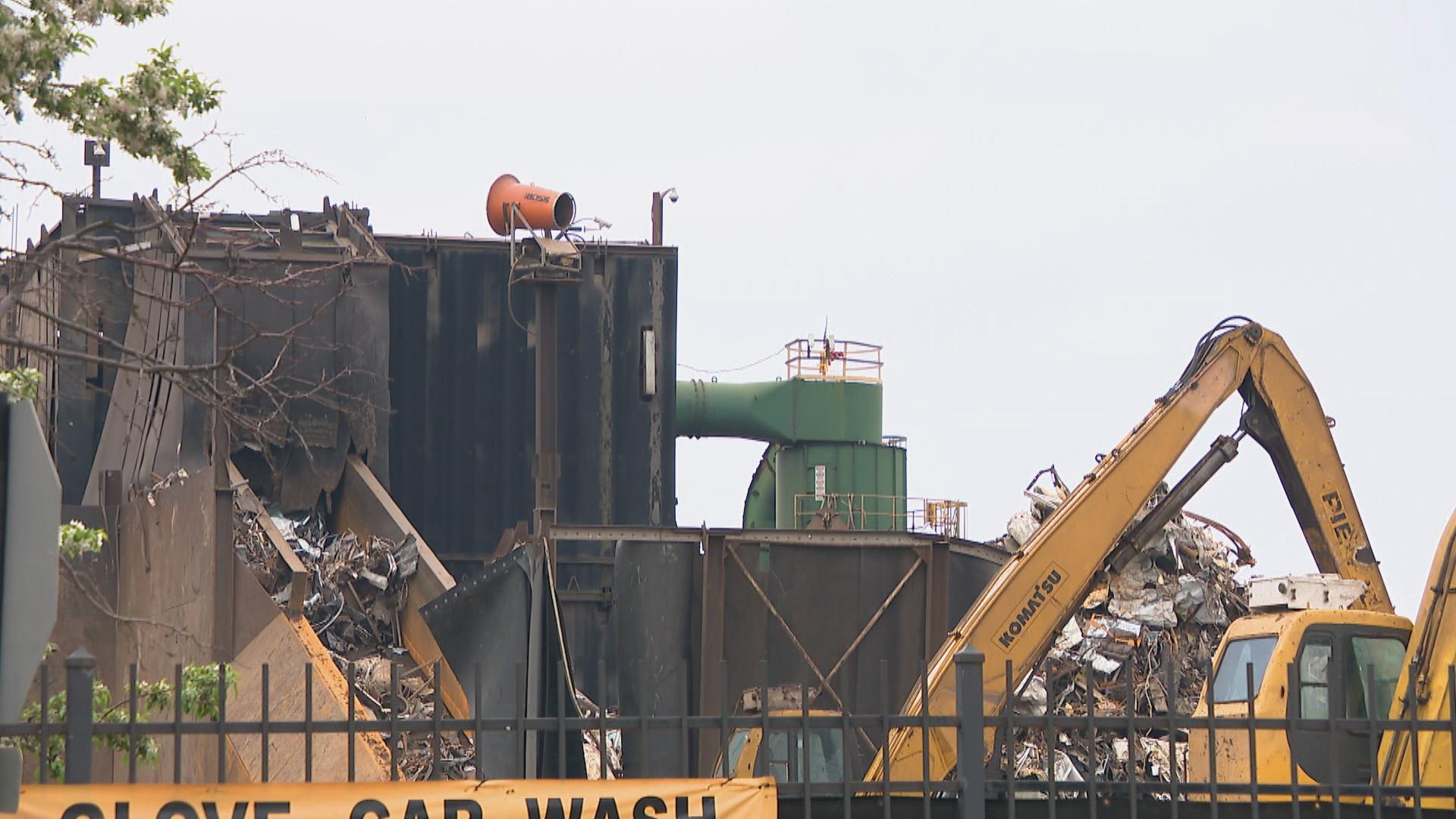 General Iron's Lincoln Park facility. (WTTW News)