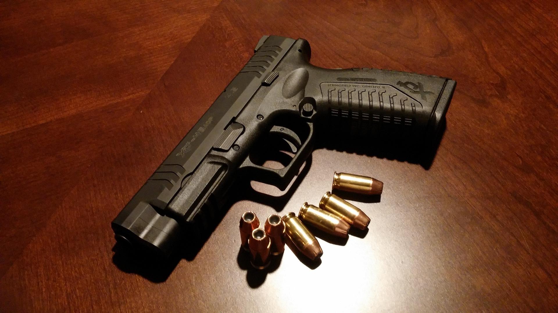 A handgun is pictured in a file photo. (Brett Hondow / Pixabay)