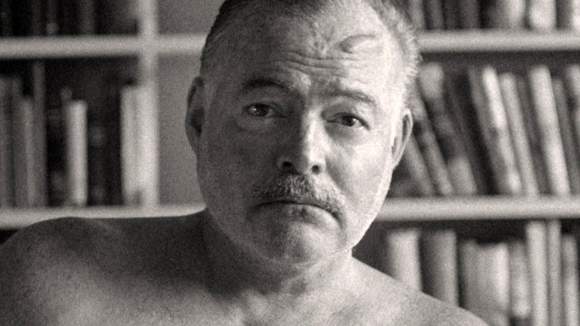 A still image of Ernest Hemingway from the new Ken Burns and Lynn Novick PBS documentary “Hemingway.” (Courtesy of PBS)