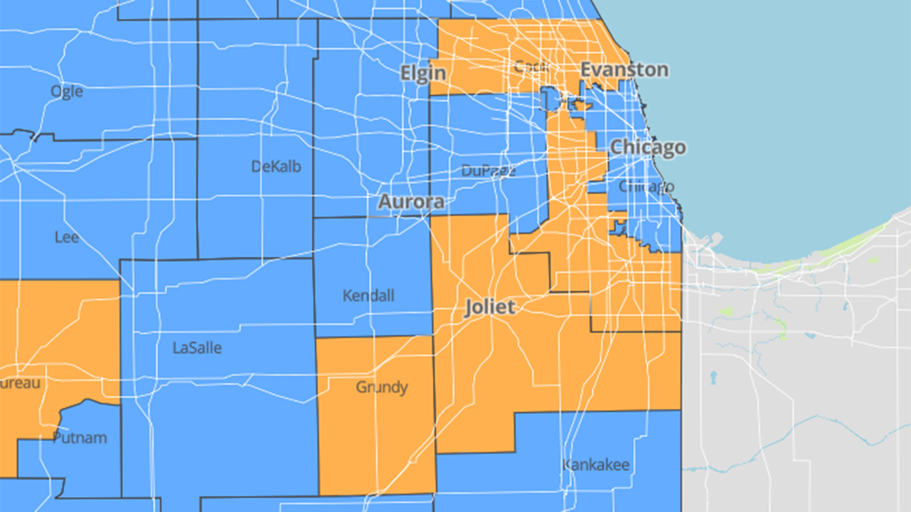 Cook County Illinois Map Metro Map