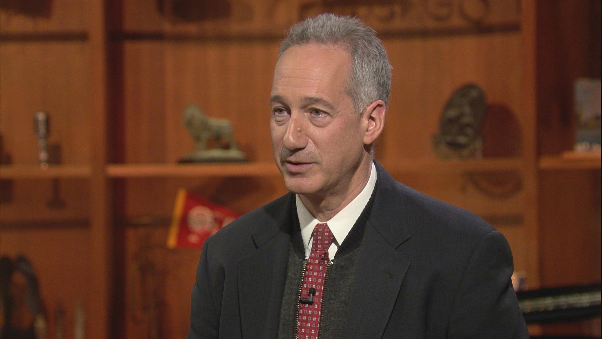 Chicago Inspector General Joe Ferguson appears on “Chicago Tonight” on Jan. 30, 2019. (WTTW News)