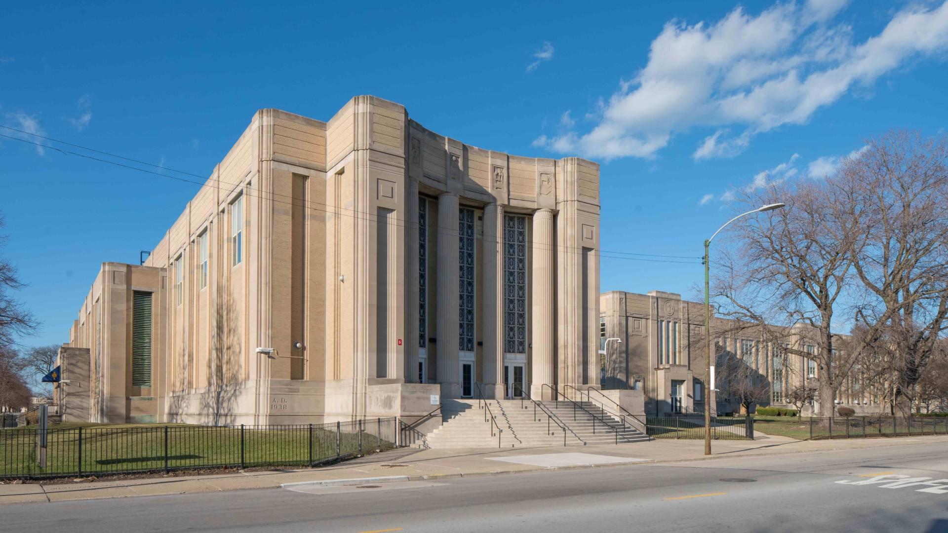 Chicago Vocational High School. (Paul Morgan / Landmarks Illinois) Chicago Vocational High School. (Paul Morgan / Landmarks Illinois)