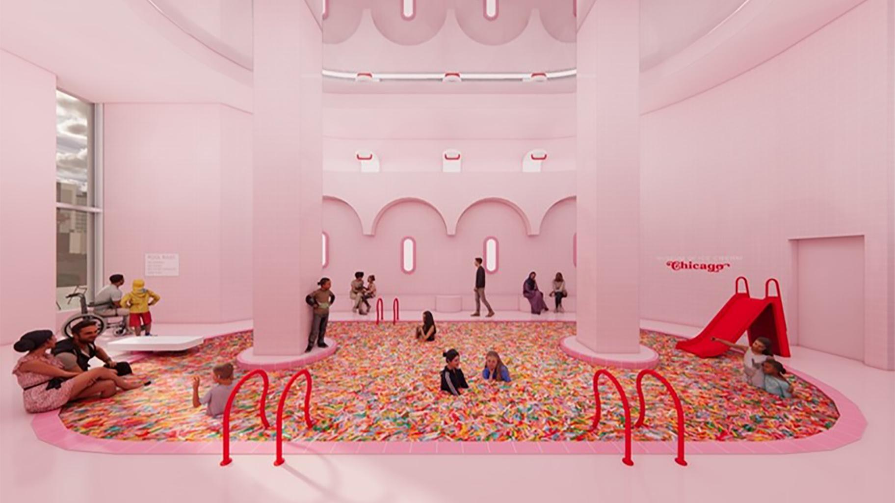 The Chicago location of The Museum of Ice Cream will also feature fan favorites, like the famous Sprinkle Pool. (Courtesy Museum of Ice Cream)