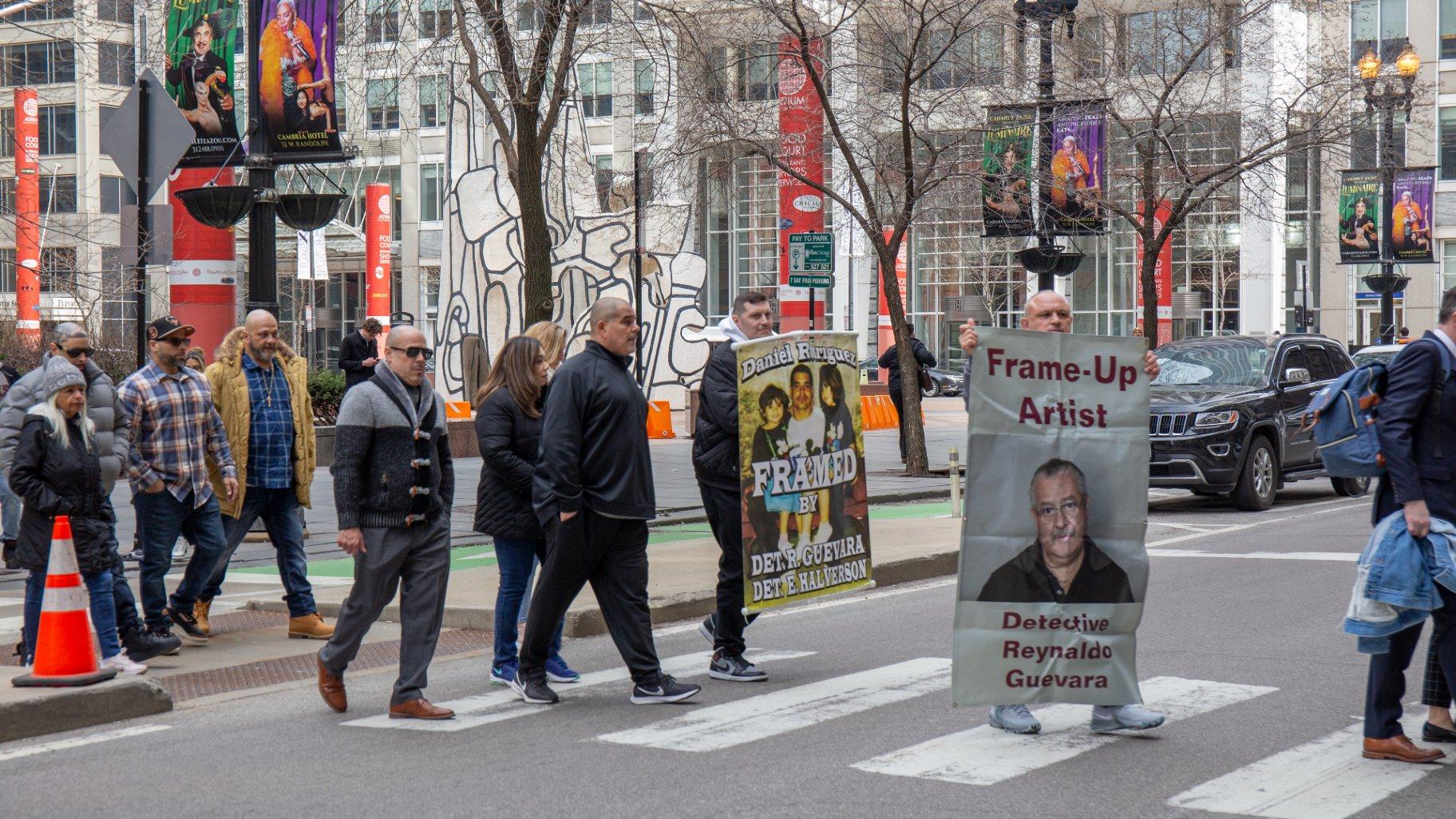 In March 2023, 11 wrongfully convicted men filed a lawsuit against former Chicago Police Detective Reynaldo Guevara, the city of Chicago and other officers. (Courtesy of Matt Thibodeau / Loevy and Loevy)