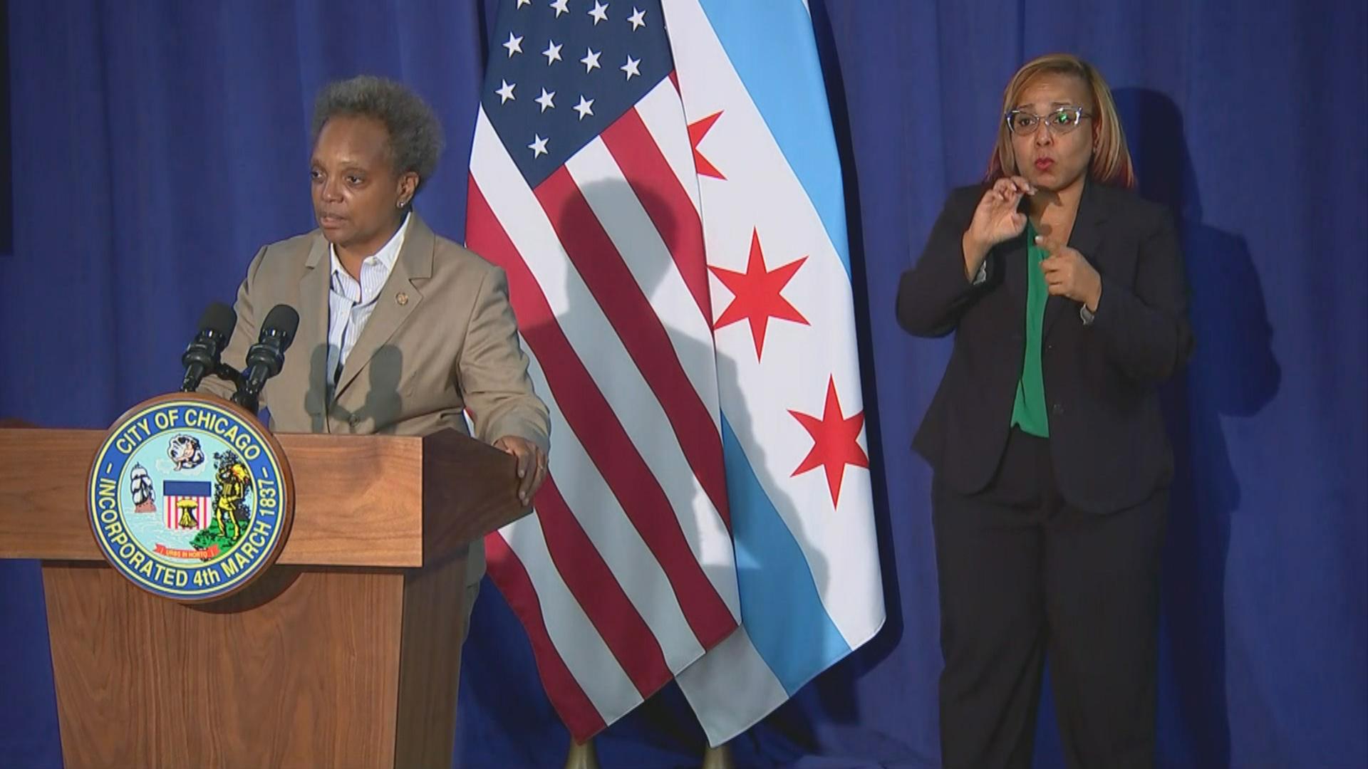 “We remain committed to ethics reform,” Mayor Lori Lightfoot said at news conference following a vote by the City Council’s Ethics and Government Oversight Committee on Tuesday, Oct. 13, 2020. (WTTW News)