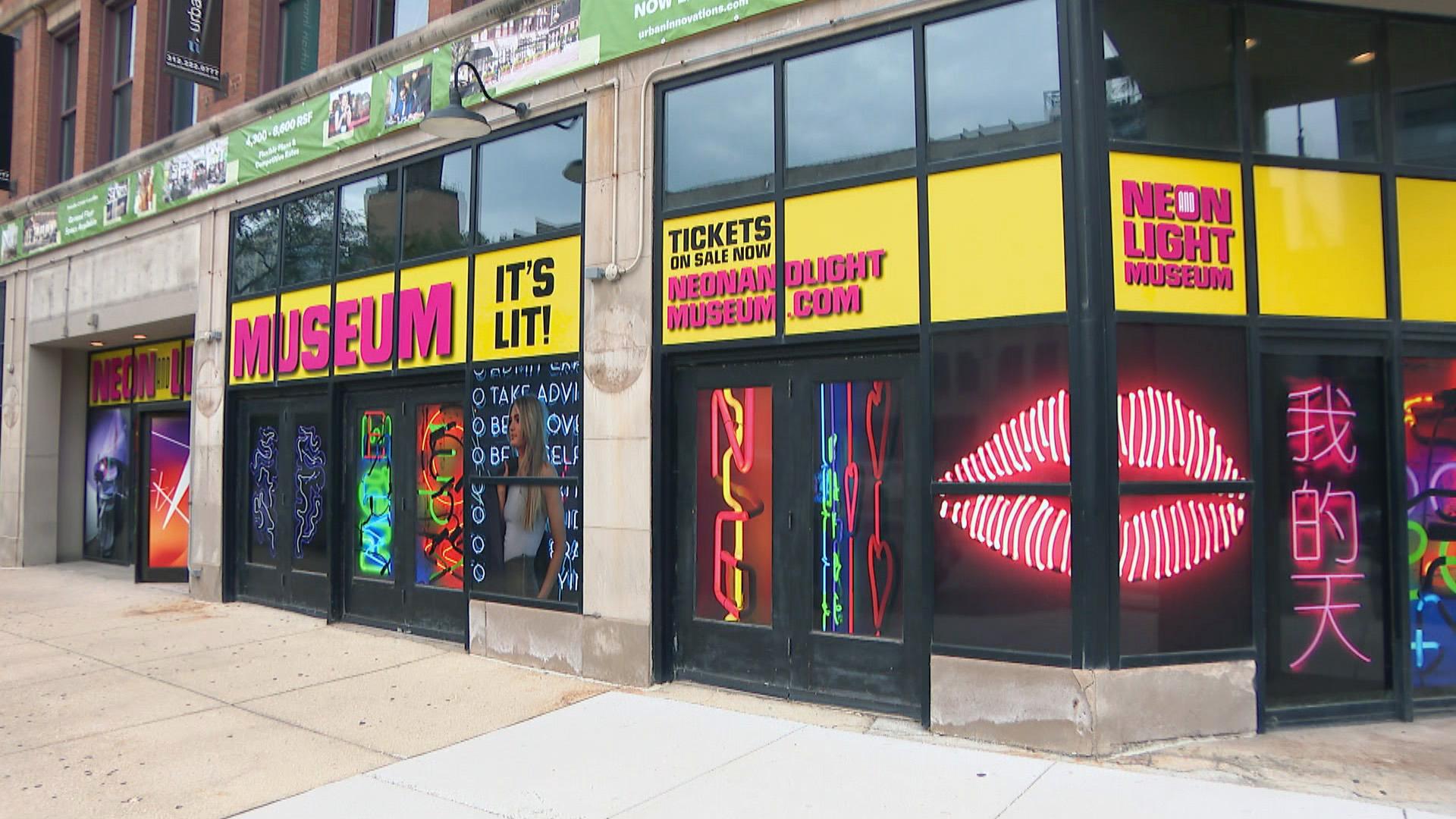 The Neon and Light Museum just opened at 325 W. Huron St. in River North. (WTTW News)