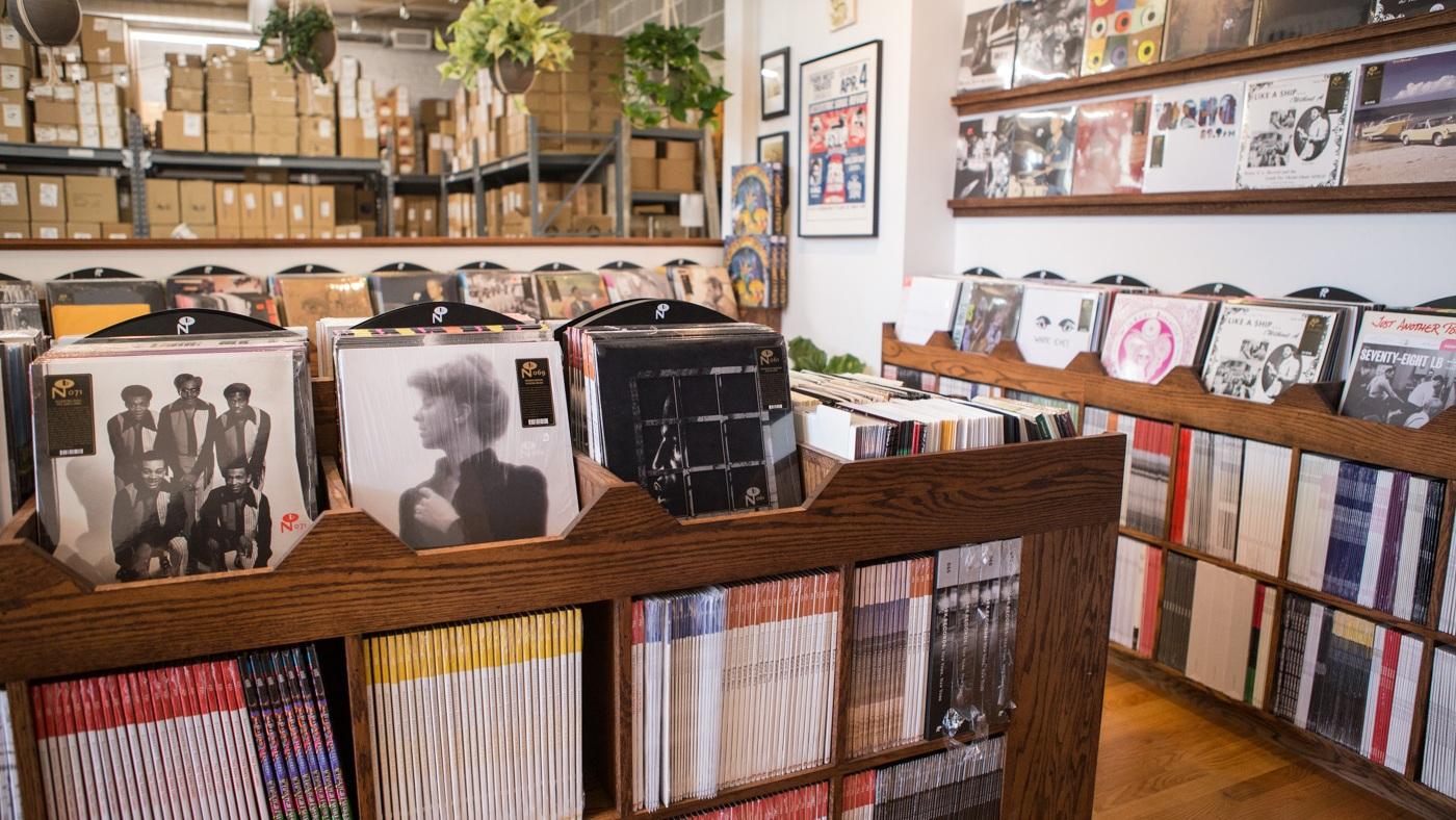Numero Group Factory Outlet store, 2533 S. Troy Street, in Little Village in 2019. (Leland Meiner / Numero Group) Numero Group Factory Outlet store, 2533 S. Troy Street, in Little Village in 2019. (Leland Meiner / Numero Group)