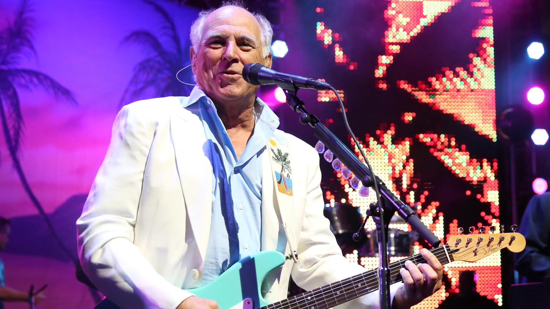 FILE - Jimmy Buffett performs at the after party for the premiere of “Jurassic World” in Los Angeles, on June 9, 2015. (Matt Sayles / Invision / AP, File)