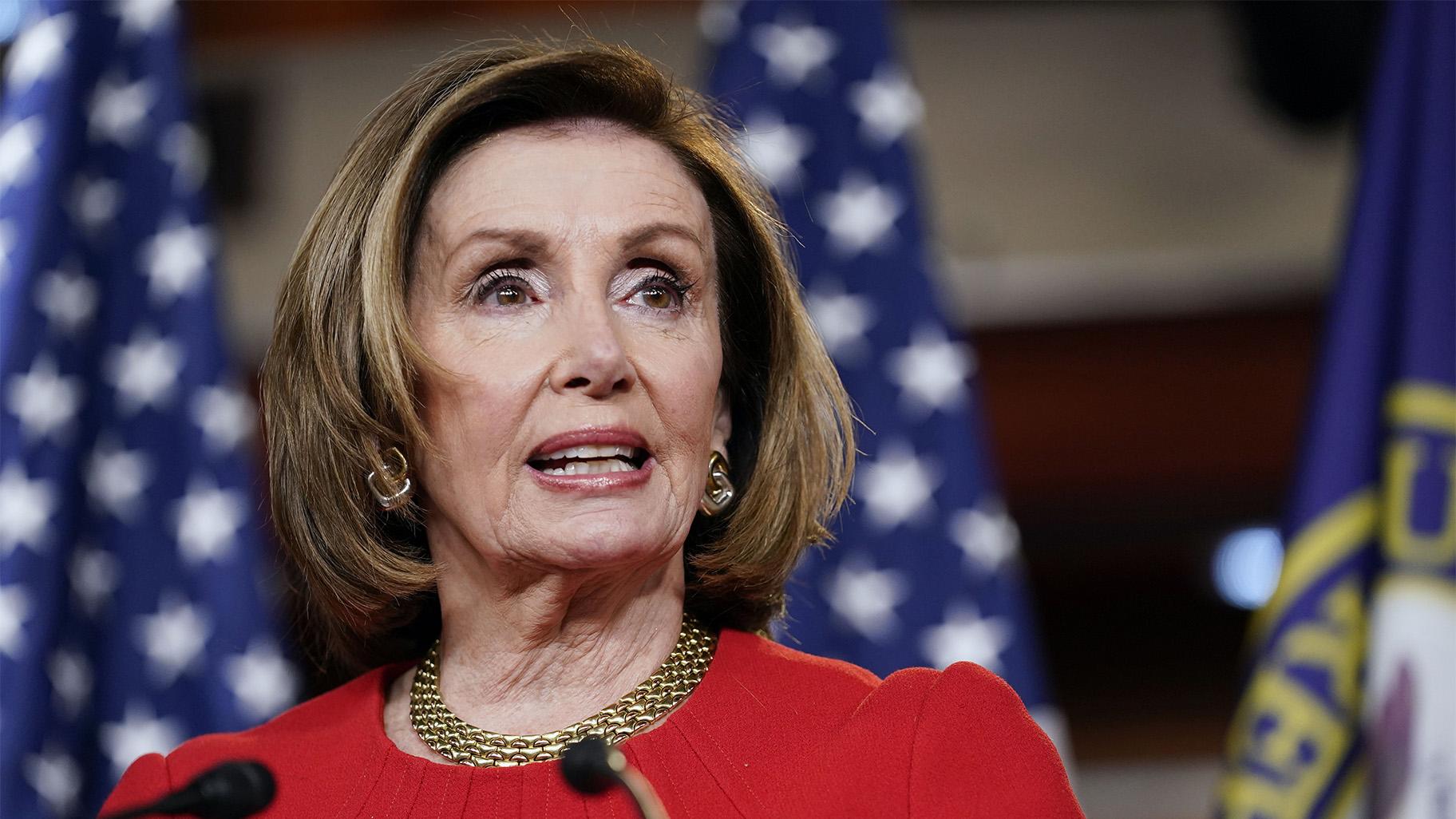 House Speaker Nancy Pelosi of Calif., speaks during a news conference on Capitol Hill in Washington, Thursday, May 13, 2021. (AP Photo / Susan Walsh)
