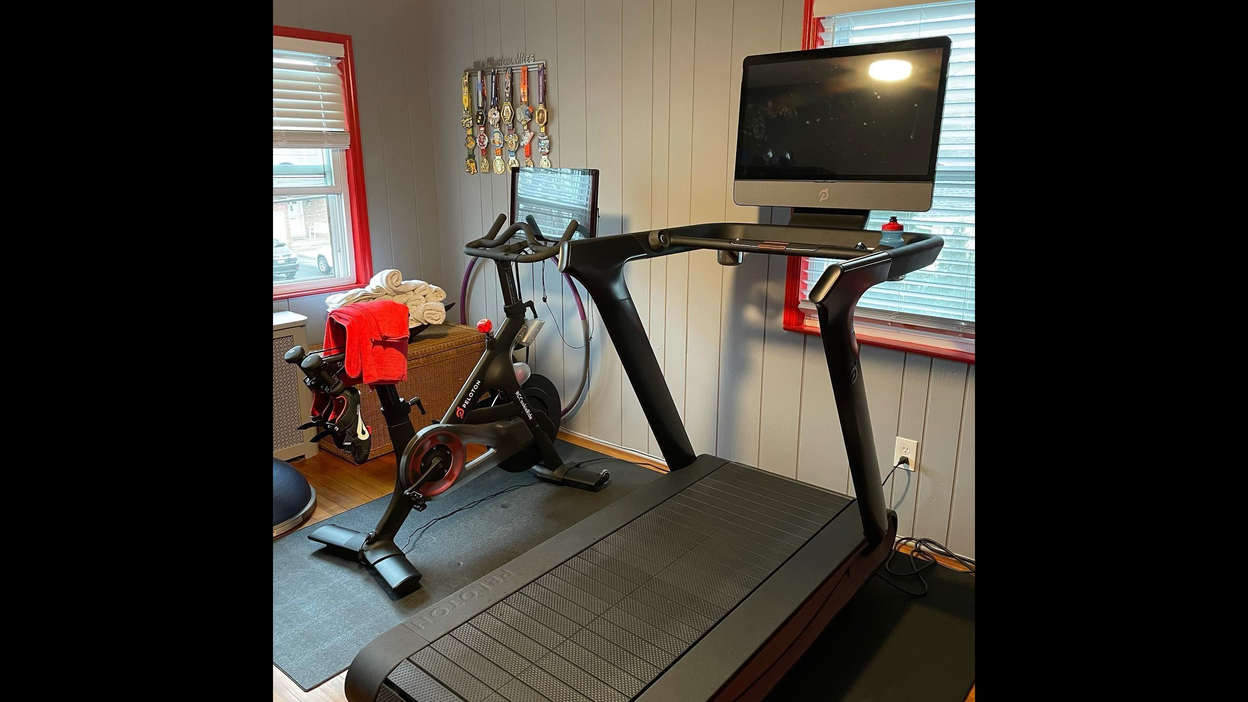Exercise equipment company Peloton is recalling its treadmills after reports of injuries and the death of at least one child. (Peloton / Facebook)