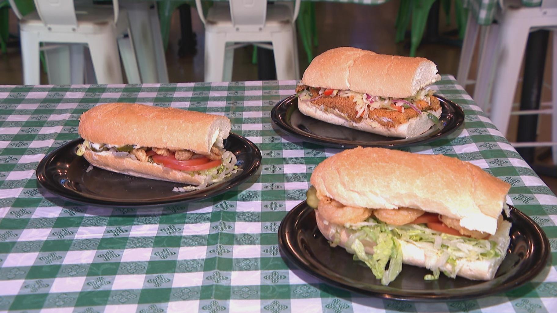 Po’boy sandwiches at Daisy’s Po-Boy and Tavern in Hyde Park. (WTTW News)