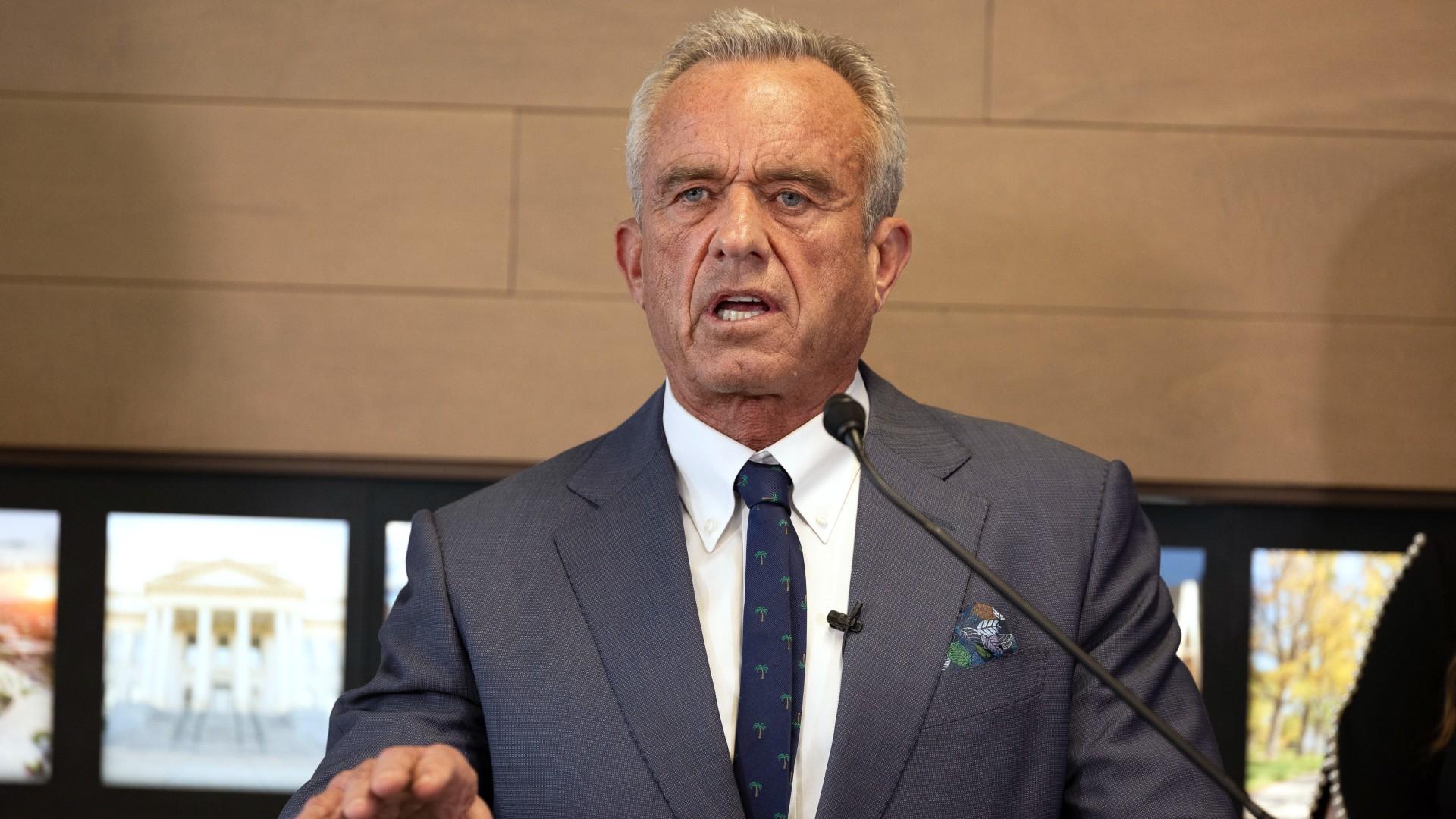 Health and Human Services Secretary Robert F. Kennedy Jr. speaks during a press conference about Utah's new fluoride ban, food additives and SNAP funds legislation, Monday, April 7, 2025, in Salt Lake City. (AP Photo / Melissa Majchrzak) Health and Human Services Secretary Robert F. Kennedy Jr. speaks during a press conference about Utah's new fluoride ban, food additives and SNAP funds legislation, Monday, April 7, 2025, in Salt Lake City. (AP Photo / Melissa Majchrzak)