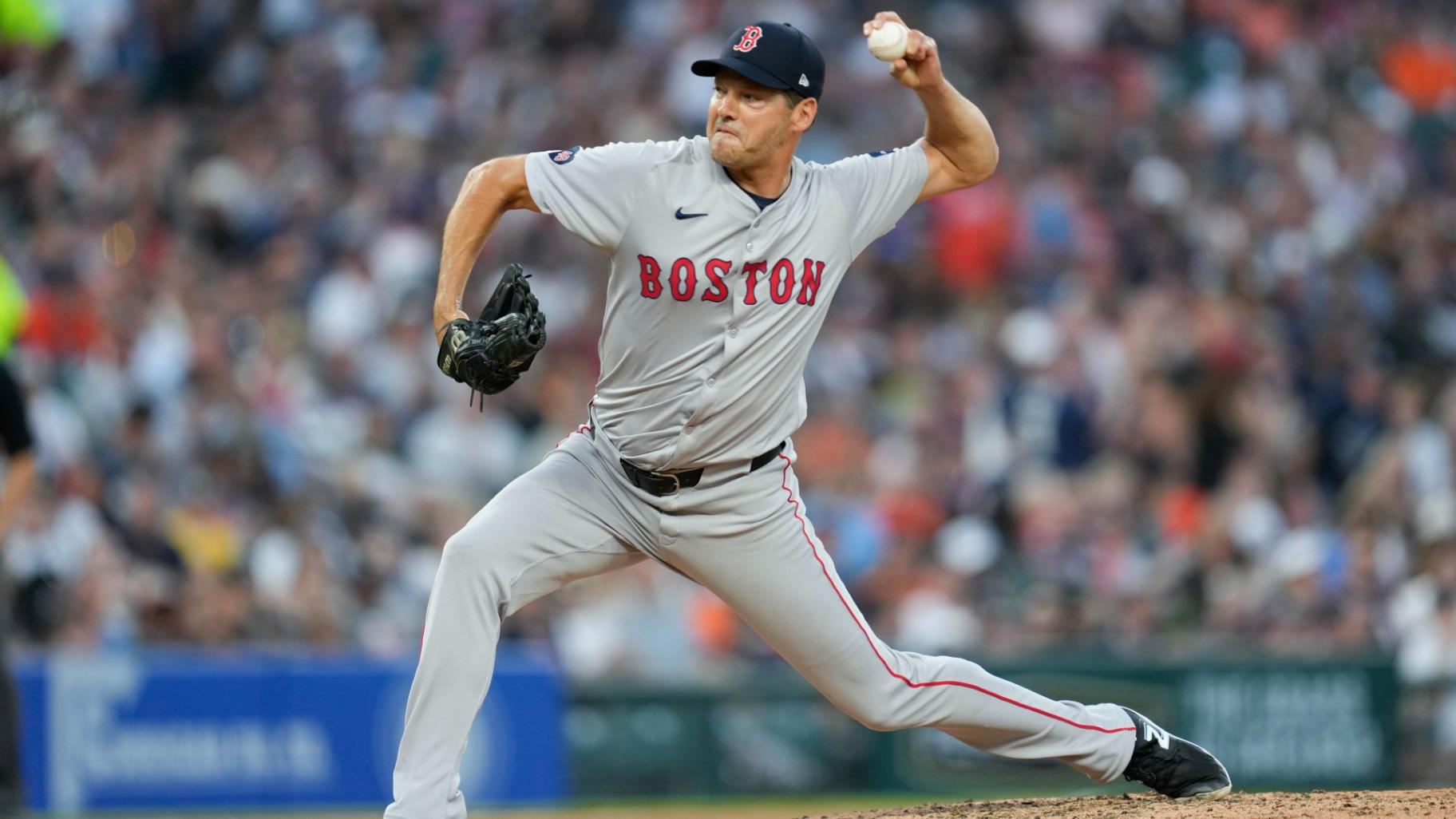 Boston Red Sox pitcher Rich Hill throws against the Detroit Tigers in the seventh inning of a baseball game, Aug. 31, 2024, in Detroit. (AP Photo / Paul Sancya, File)