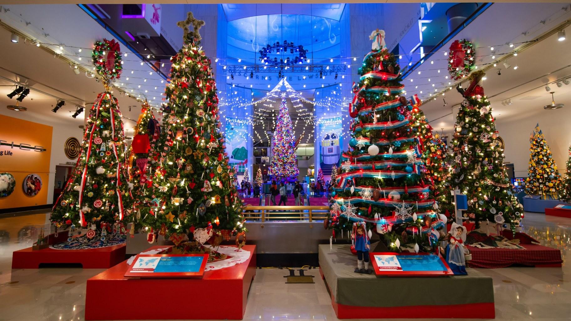 The annual “Christmas Around the World” exhibit at Museum of Science and Industry. (Credit: Heidi Peters / Museum of Science and Industry, Chicago)