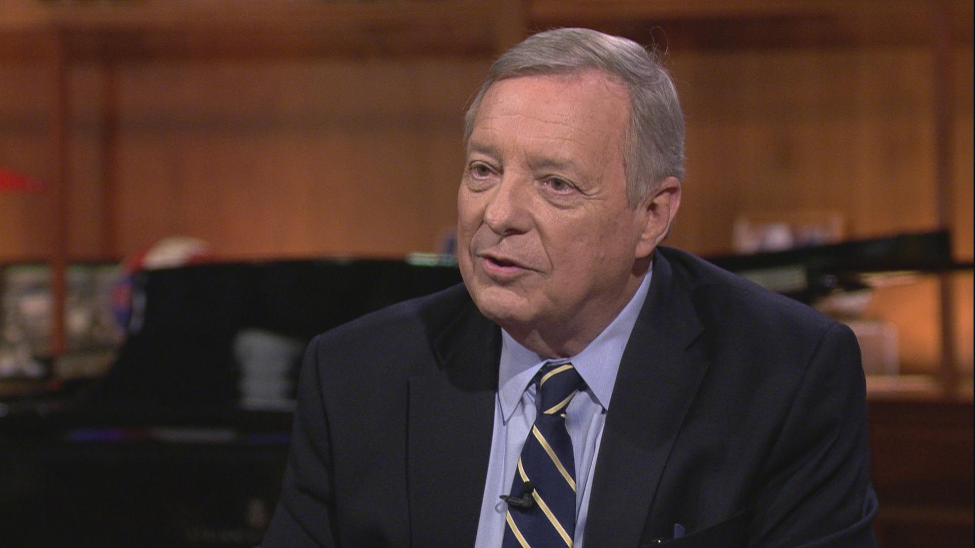 U.S. Sen. Dick Durbin appears on “Chicago Tonight” on Sept. 30, 2019.