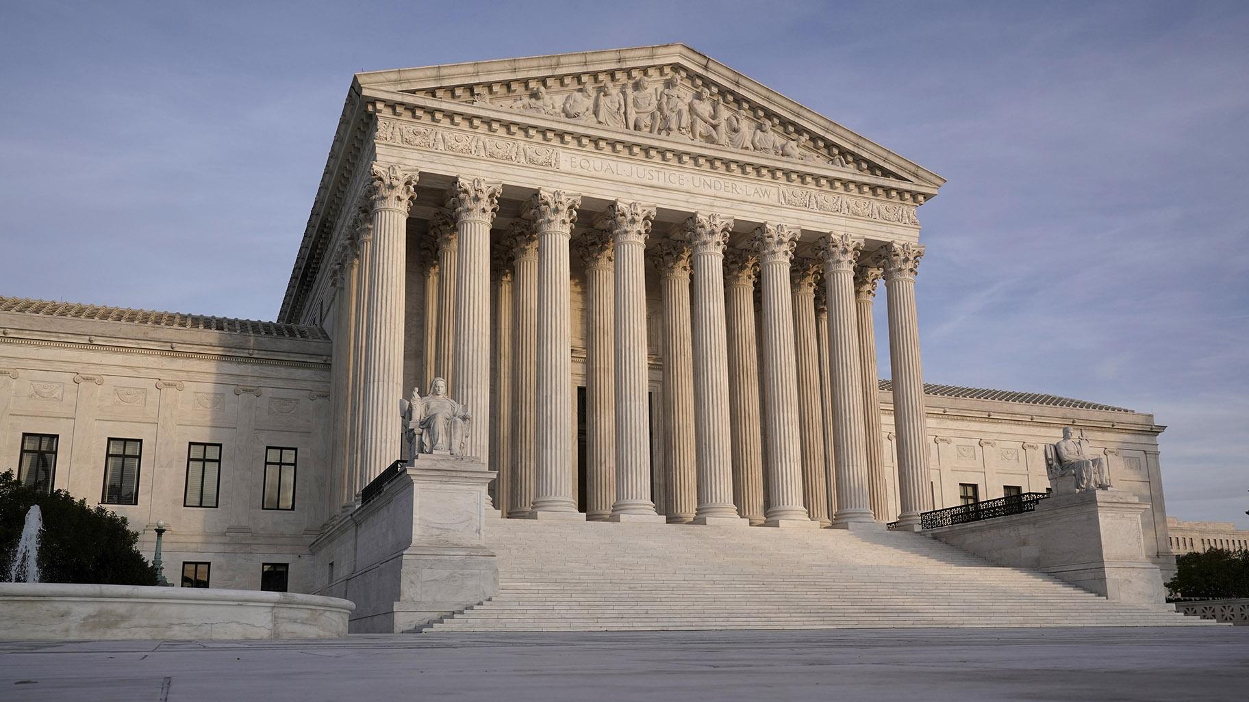 In this Nov. 5, 2020 file photo, the Supreme Court is seen in Washington. (AP Photo / J. Scott Applewhite)