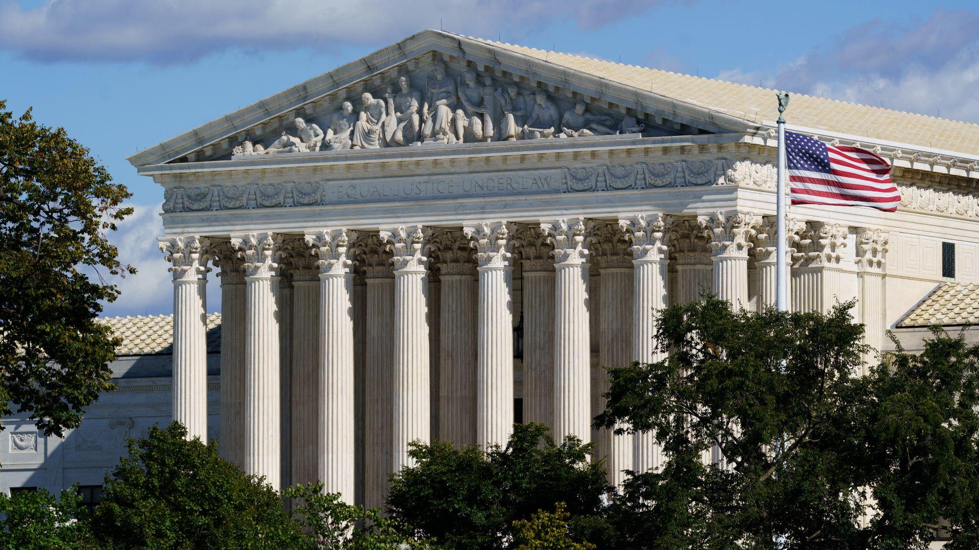 The Supreme Court is seen in Washington, Monday, Oct. 18, 2021. (AP Photo / J. Scott Applewhite)