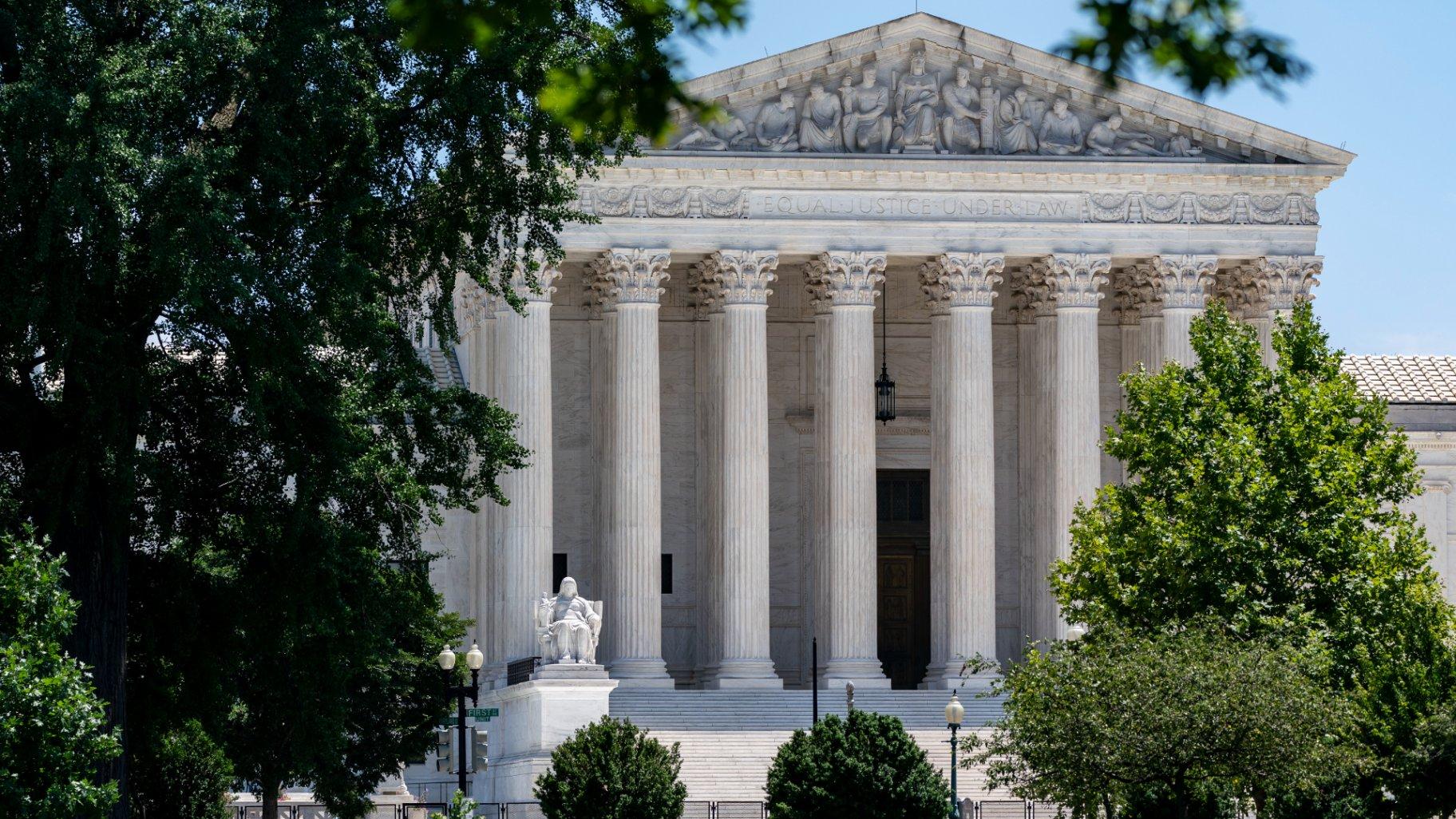 The Supreme Court is seen on Capitol Hill in Washington, July 14, 2022. (AP Photo / J. Scott Applewhite, File)