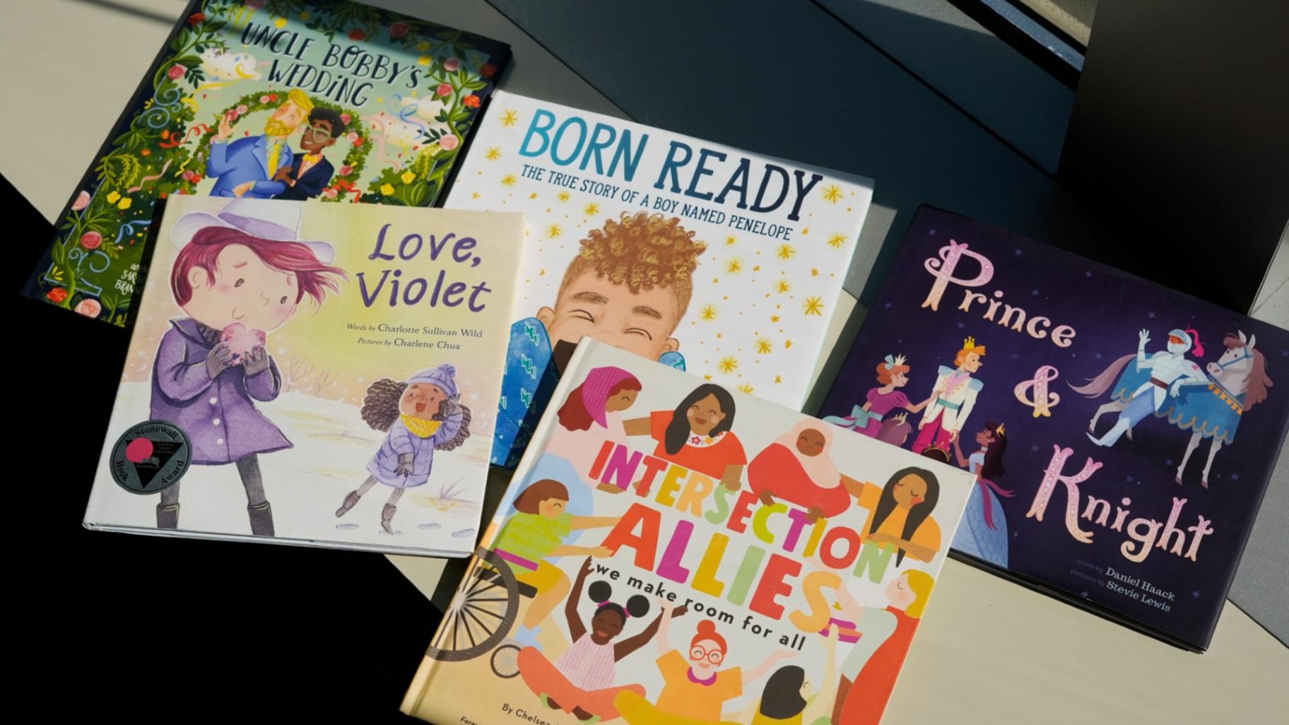 FILE - A selection of books featuring LGBTQ characters that are part of a Supreme Court case are pictured, April, 15, 2025, in Washington. (AP Photo / Pablo Martinez Monsivais, File) FILE - A selection of books featuring LGBTQ characters that are part of a Supreme Court case are pictured, April, 15, 2025, in Washington. (AP Photo / Pablo Martinez Monsivais, File)