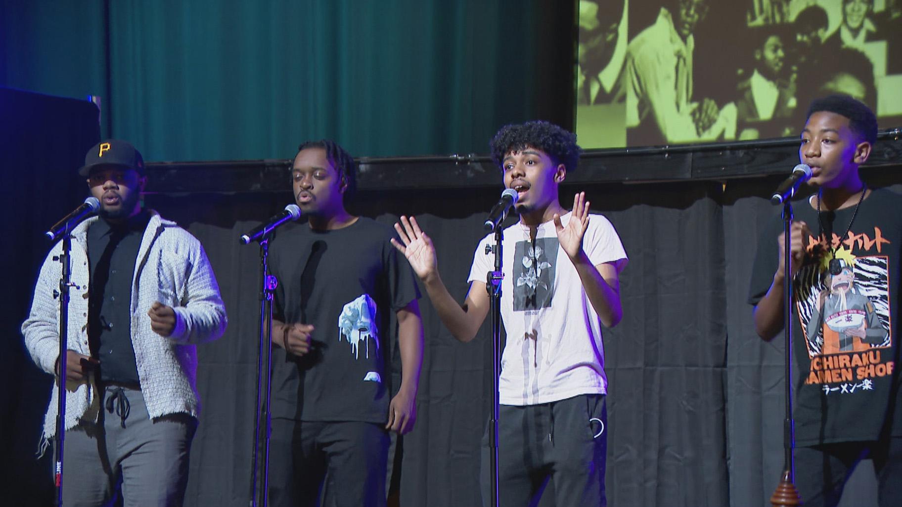 Timeless Gifts participants rehearse musical numbers for upcoming performances. (WTTW News)