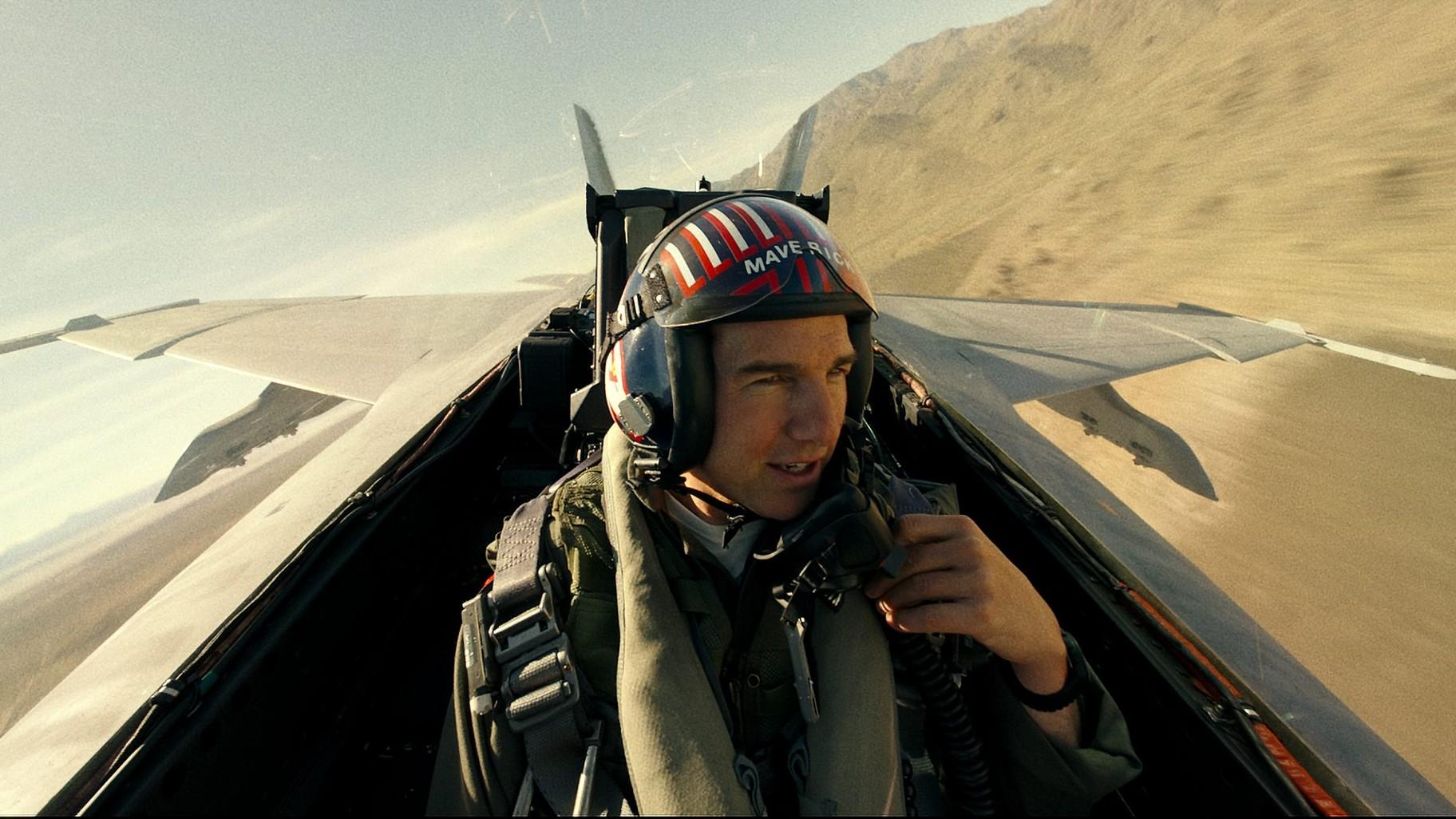 Tom Cruise in “Top Gun: Maverick,” to hit the outdoor screen in Millennium Park in summer 2023. (Courtesy of Skydance Media)