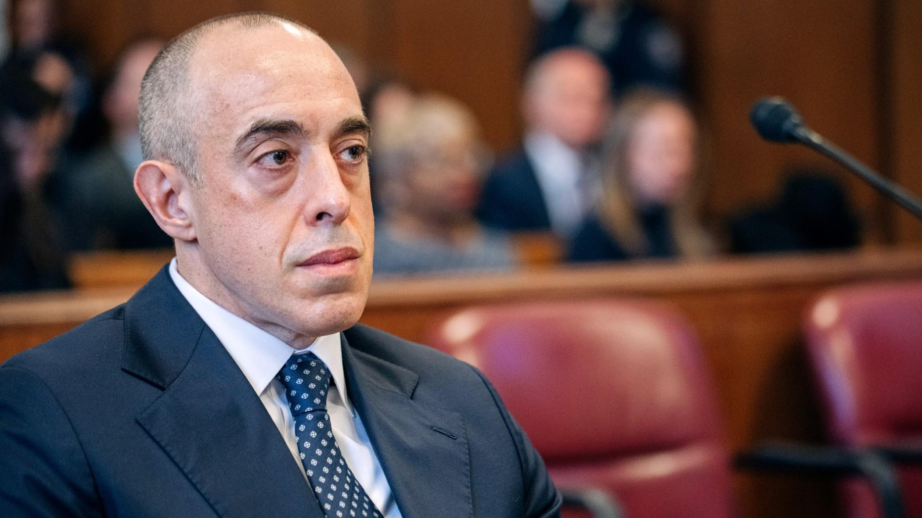 Emil Bove, attorney for former U.S. President Donald Trump, sits in Manhattan criminal court during Trump's sentencing in the hush money case in New York, Jan. 10, 2025. (Jeenah Moon / Pool Photo via AP, file) Emil Bove, attorney for former U.S. President Donald Trump, sits in Manhattan criminal court during Trump's sentencing in the hush money case in New York, Jan. 10, 2025. (Jeenah Moon / Pool Photo via AP, file)