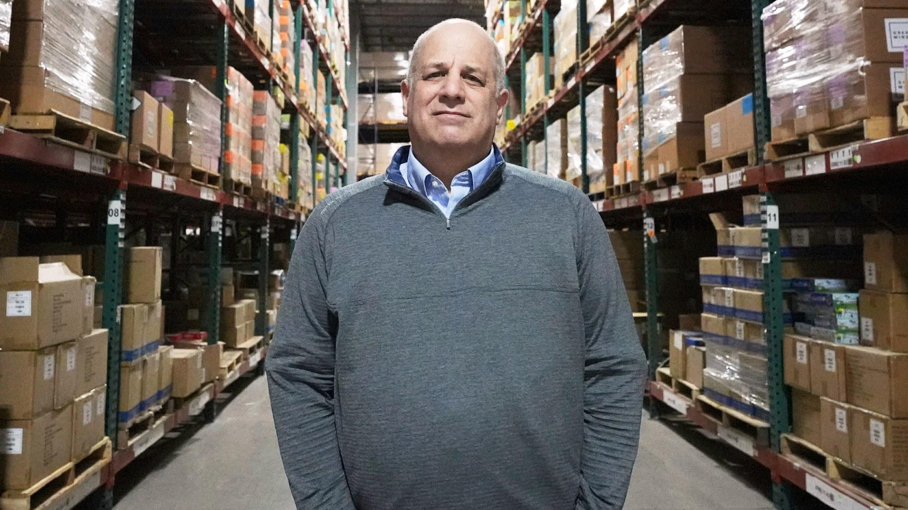 FILE - Rick Woldenberg, CEO of Learning Resources, an educational toy company whose products are manufactured in China, stands at a warehouse in Vernon Hills, Ill., April 11, 2025. (AP Photo / Nam Y. Huh, File) FILE - Rick Woldenberg, CEO of Learning Resources, an educational toy company whose products are manufactured in China, stands at a warehouse in Vernon Hills, Ill., April 11, 2025. (AP Photo / Nam Y. Huh, File)