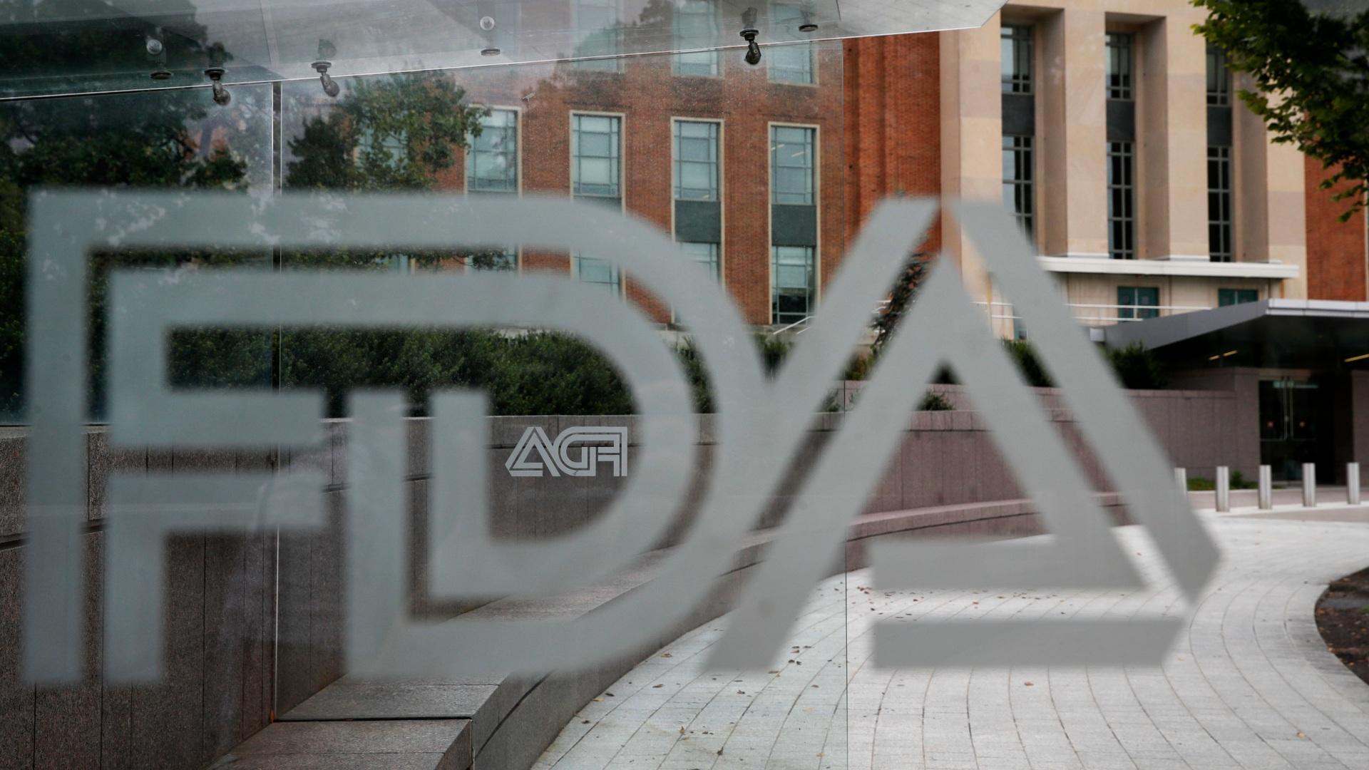 This Thursday, Aug. 2, 2018, file photo shows the U.S. Food and Drug Administration building behind FDA logos at a bus stop on the agency’s campus in Silver Spring, Md. (AP Photo / Jacquelyn Martin, File)