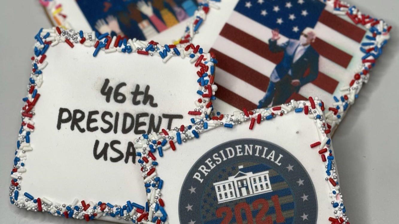Vanille Patisserie has a full menu of Inauguration Day baked goods. (Courtesy of Vanilla Patisserie)
