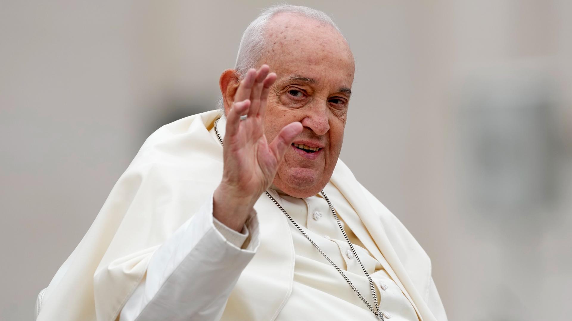 Pope Francis smiles after celebrating Easter mass in St. Peter's Square at the Vatican, Sunday, March 31, 2024. (AP Photo / Andrew Medichini, file) Pope Francis smiles after celebrating Easter mass in St. Peter's Square at the Vatican, Sunday, March 31, 2024. (AP Photo / Andrew Medichini, file)