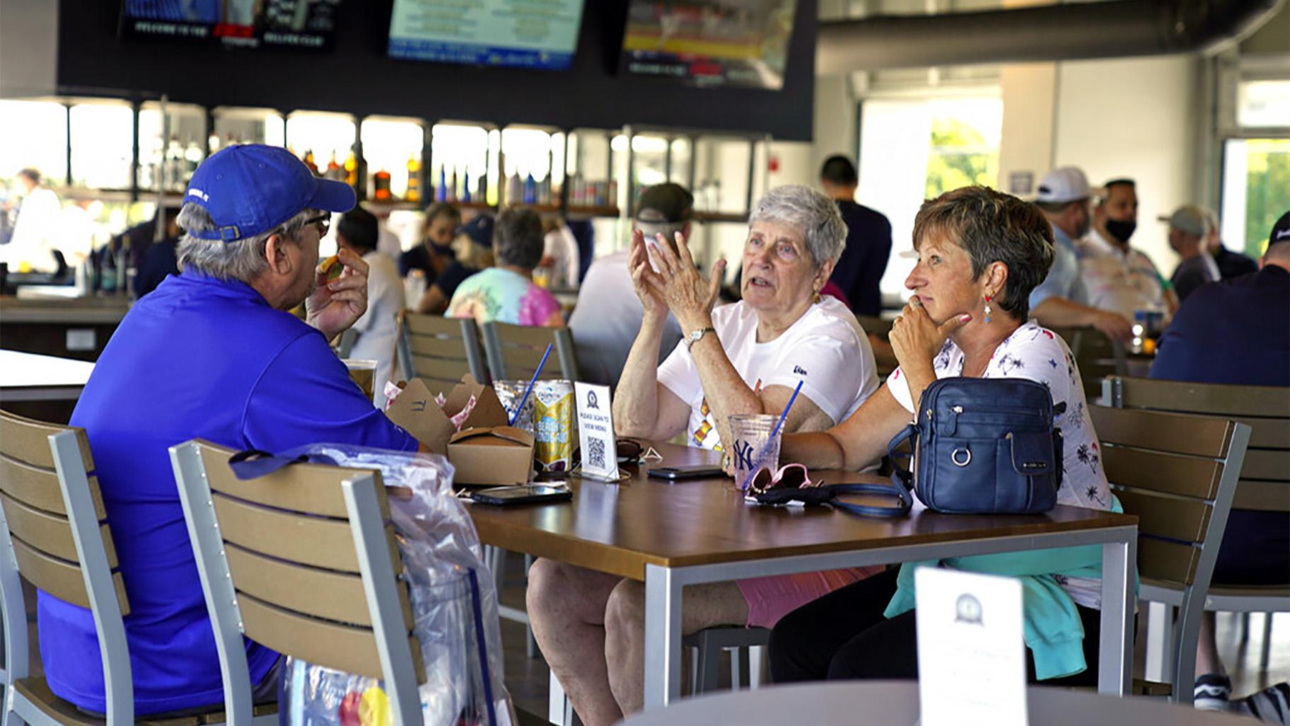 Spring has arrived, and many older adults who have been vaccinated are emerging from hibernation imposed by the coronavirus pandemic. (AP Photo / Gene J. Puskar)