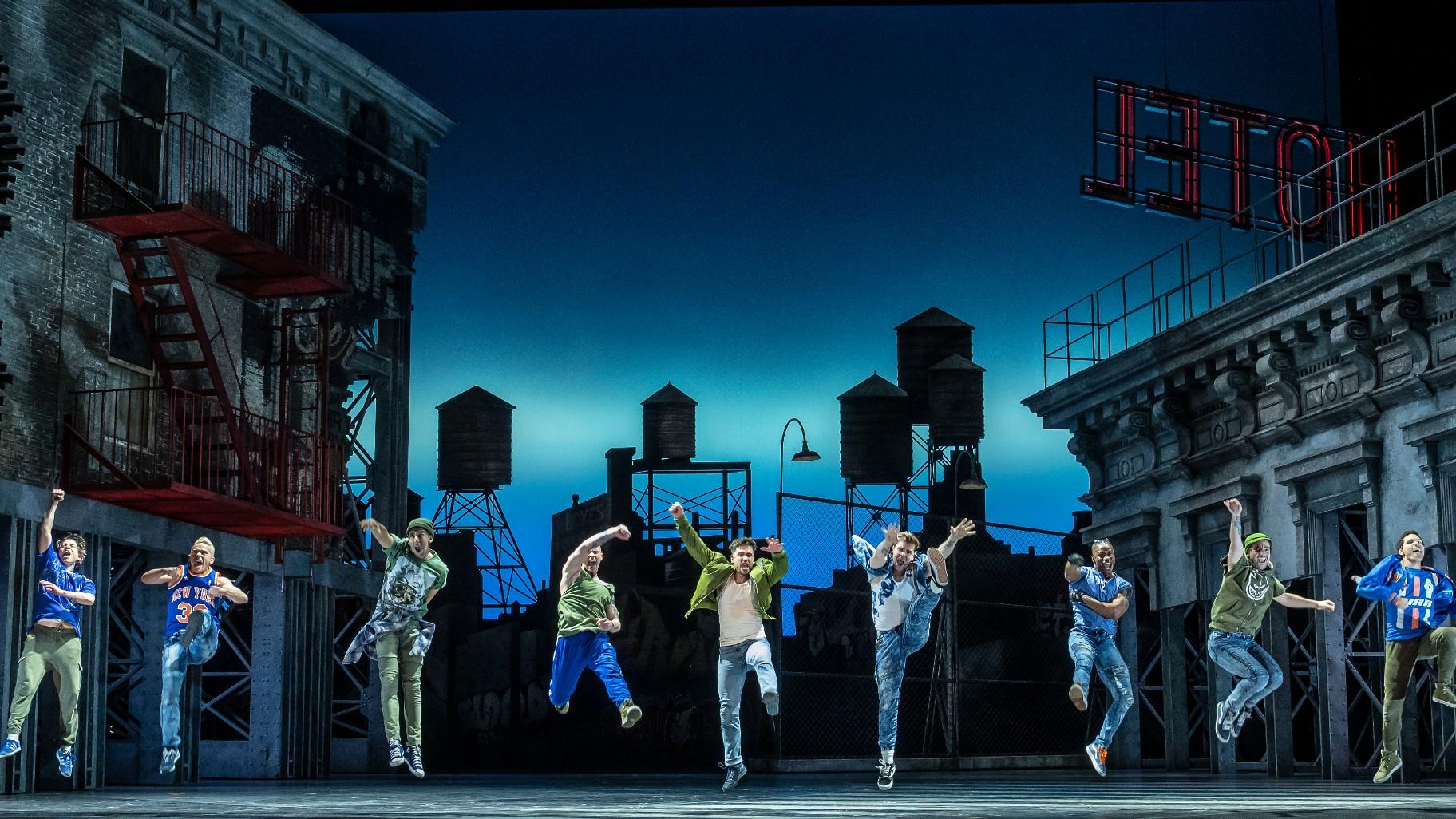 The company of “West Side Story” at the Lyric Opera. (Credit: Todd Rosenberg)