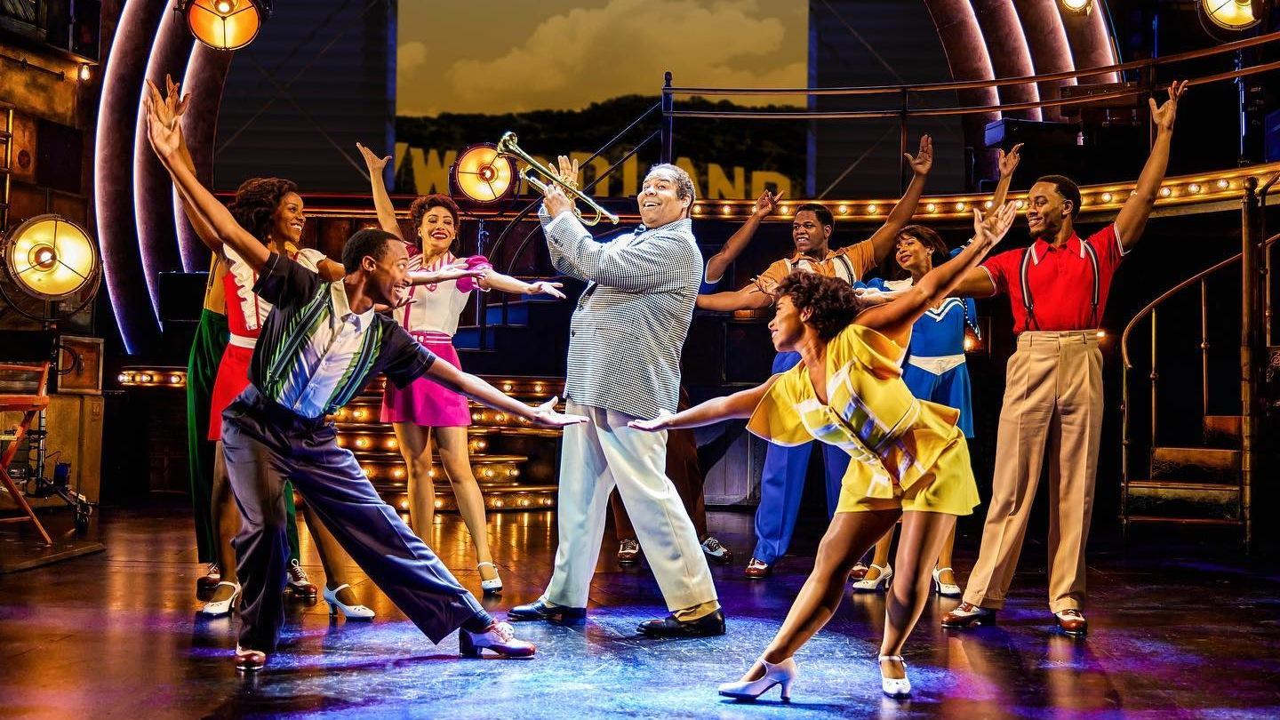James Monroe Iglehart as Louis Armstrong in “A Wonderful World” now playing in Chicago. (Jeremy Daniel)